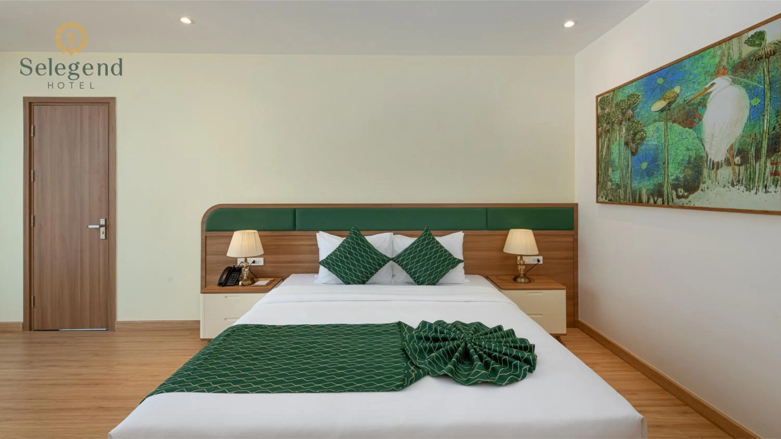 Bed in Selegend Hotel Thái Bình