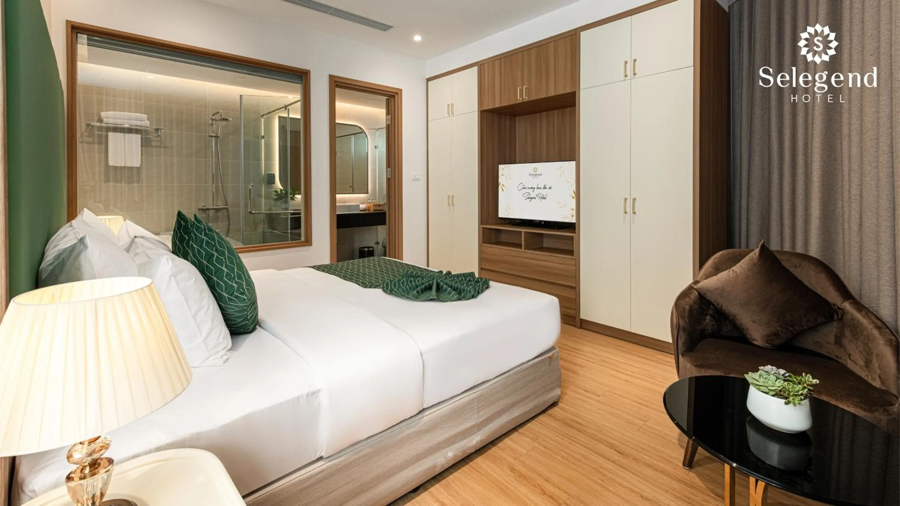 Bedroom, Bed in Selegend Hotel Thái Bình