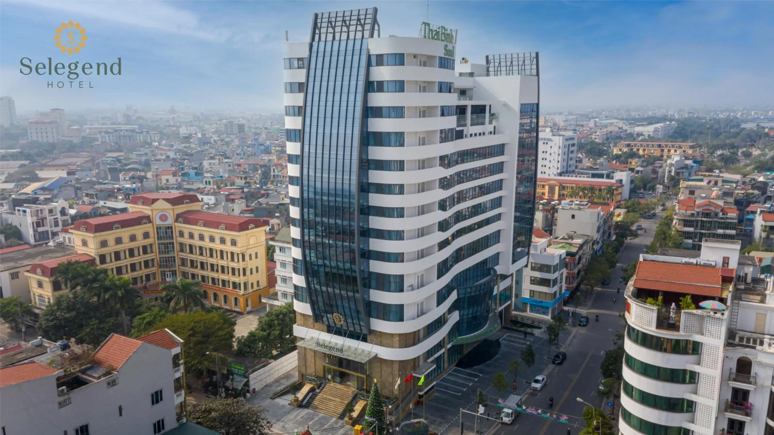 Property building in Selegend Hotel Thái Bình