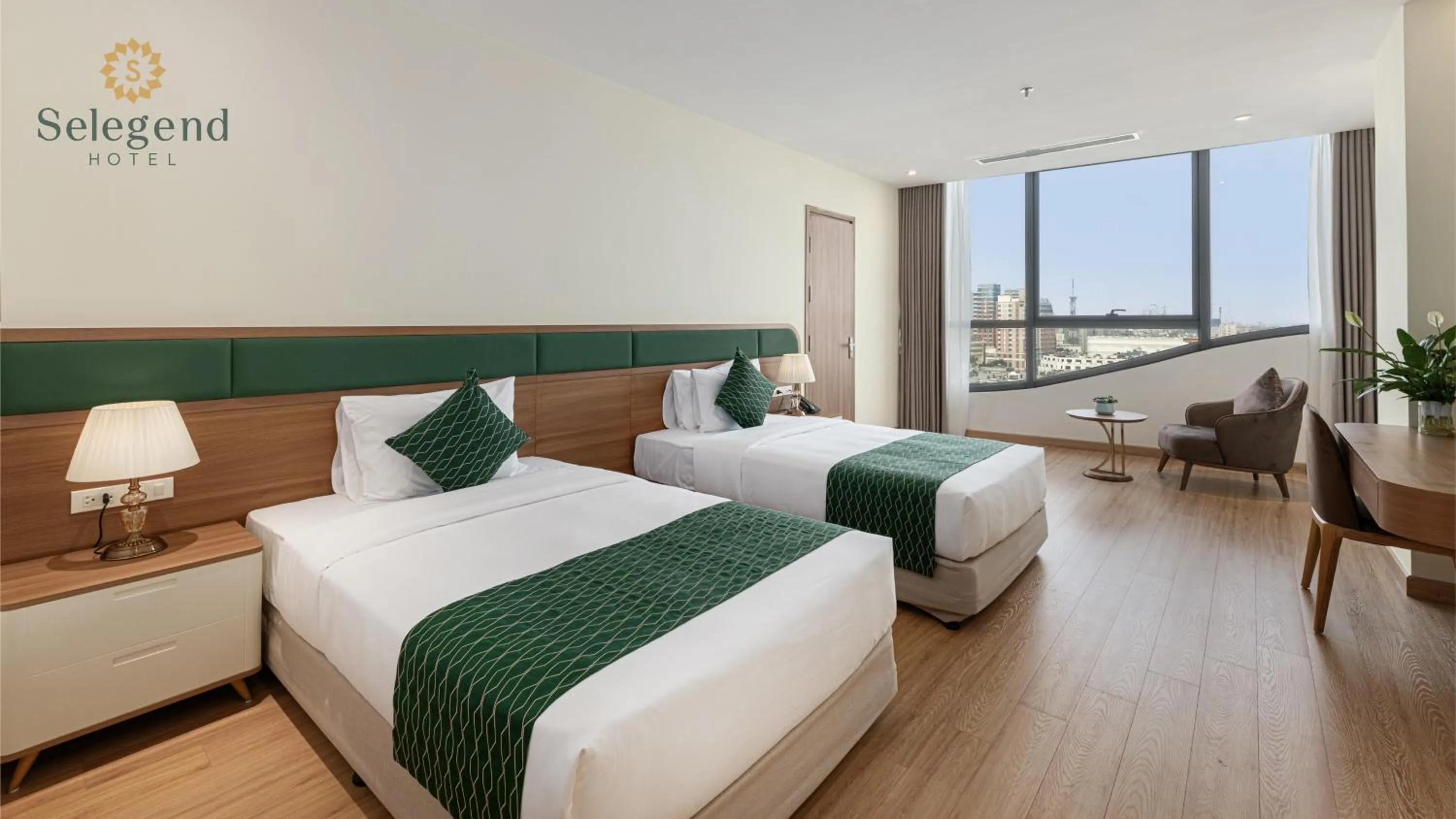 Bedroom, Bed in Selegend Hotel Thái Bình