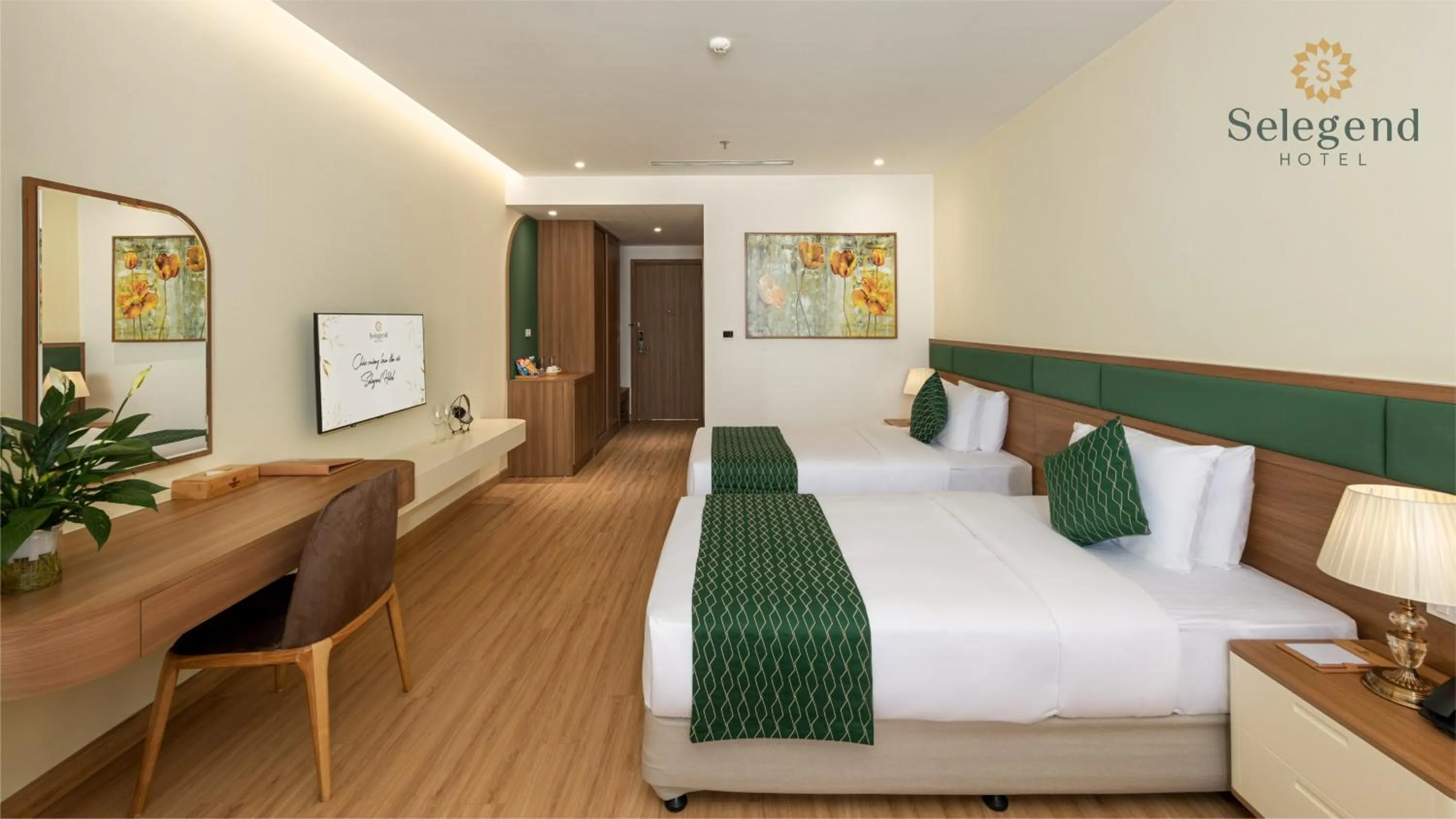 Bed in Selegend Hotel Thái Bình