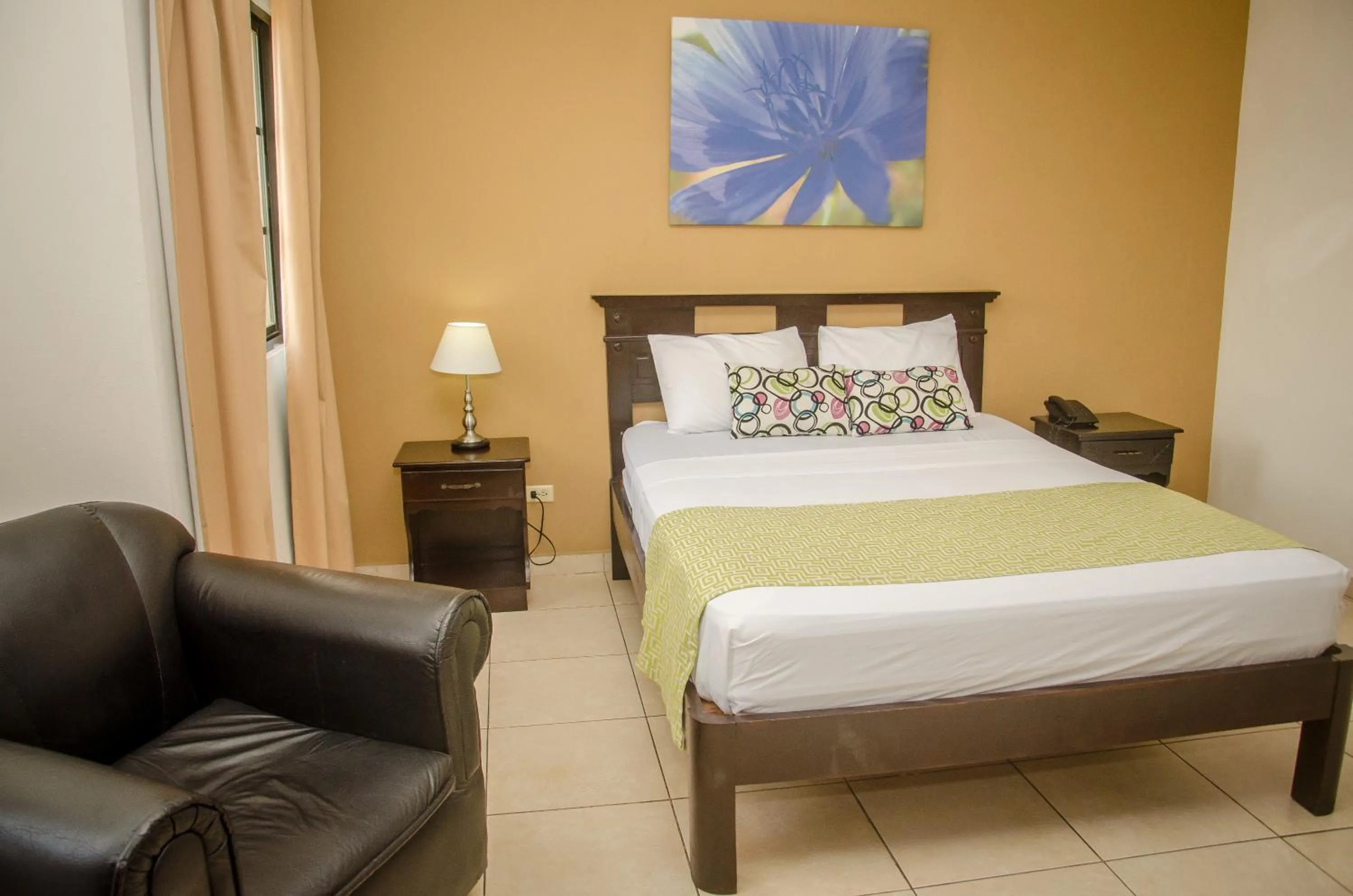 Bed in Hotel Residencial Cervantes