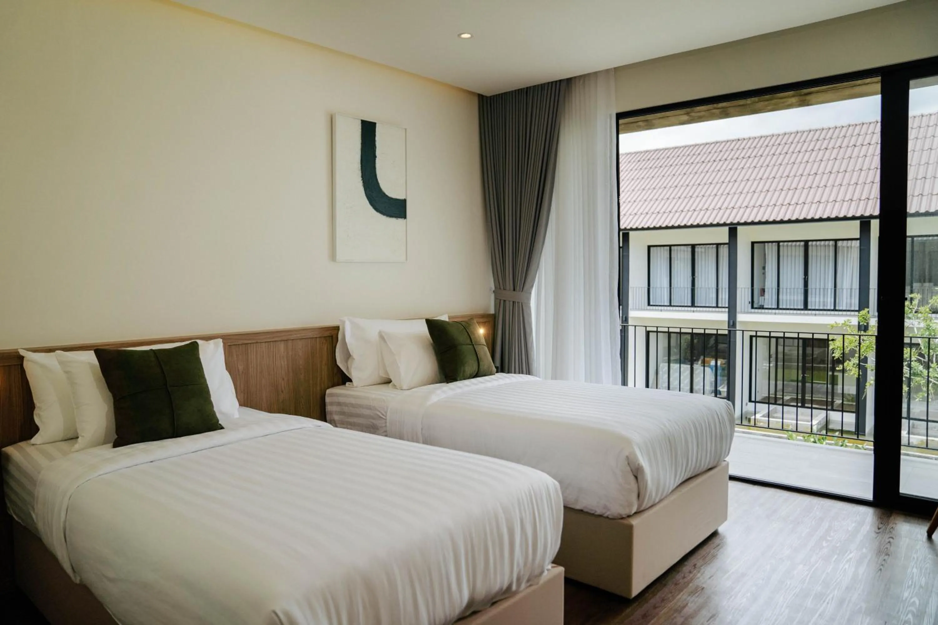 Bed in Shanti-Retreat Hotel