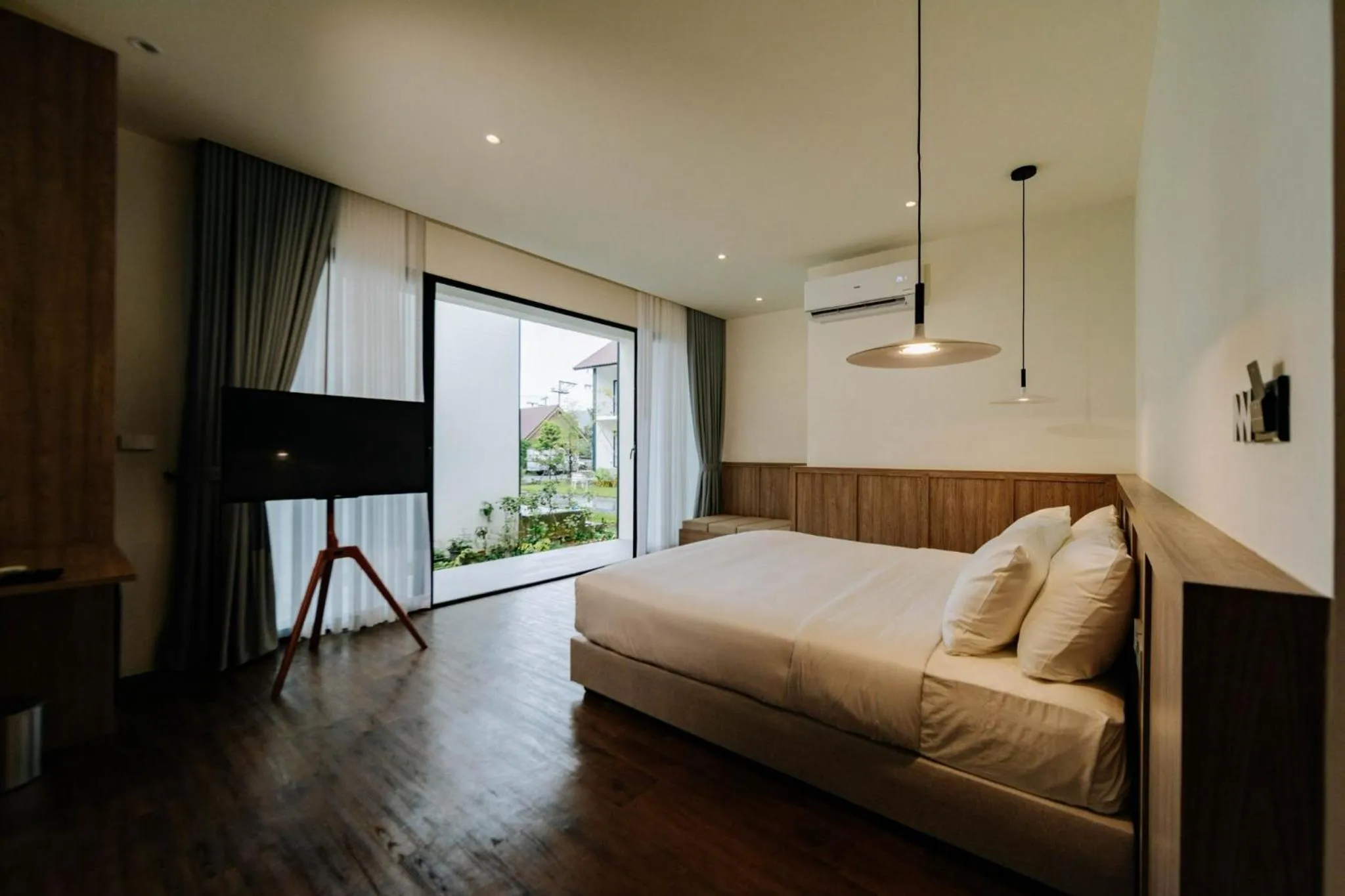 Bed in Shanti-Retreat Hotel