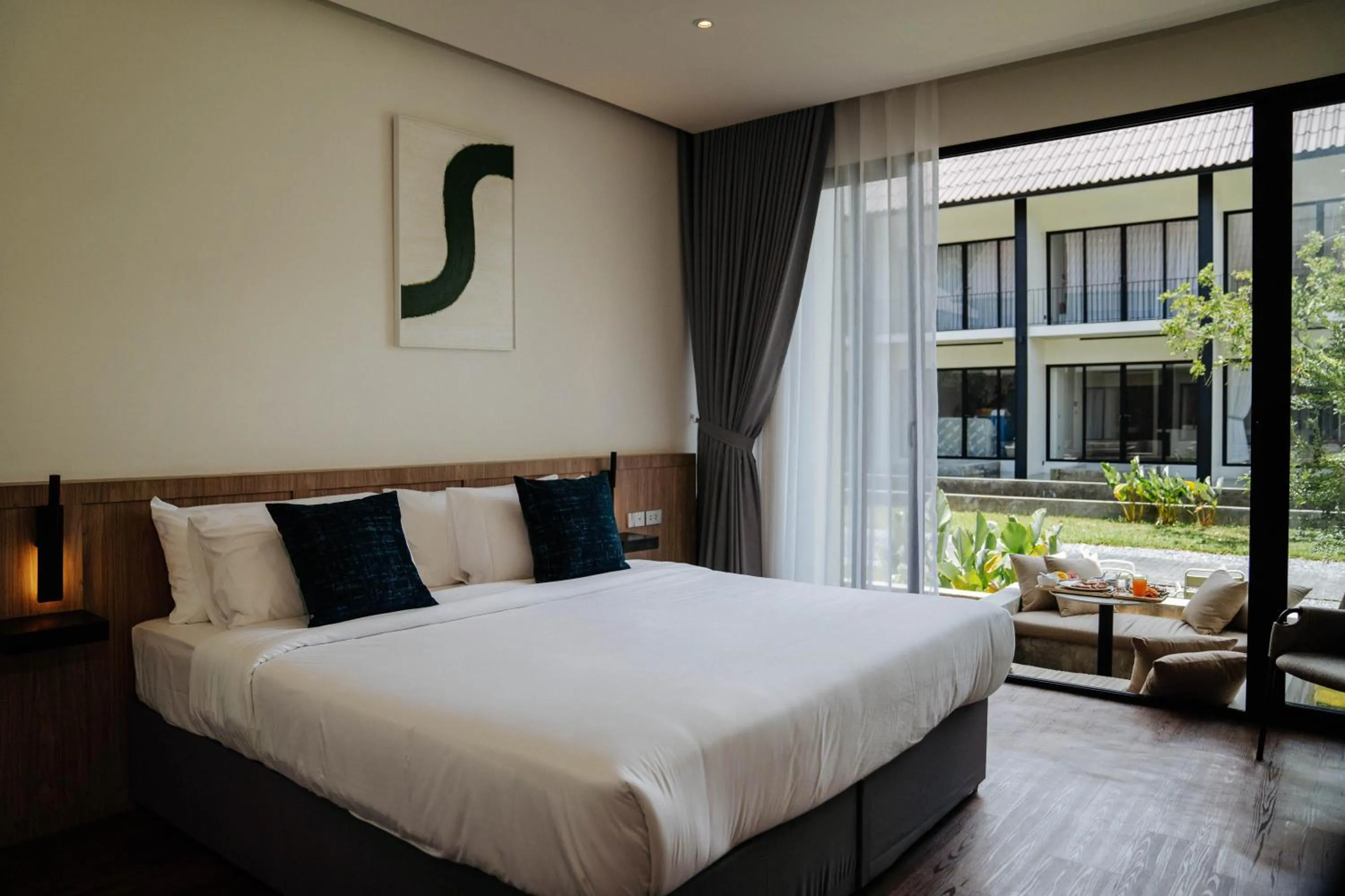 Bed in Shanti-Retreat Hotel