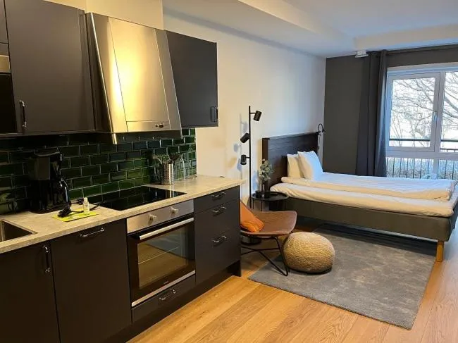 Bed in Magnolia House Norrviken