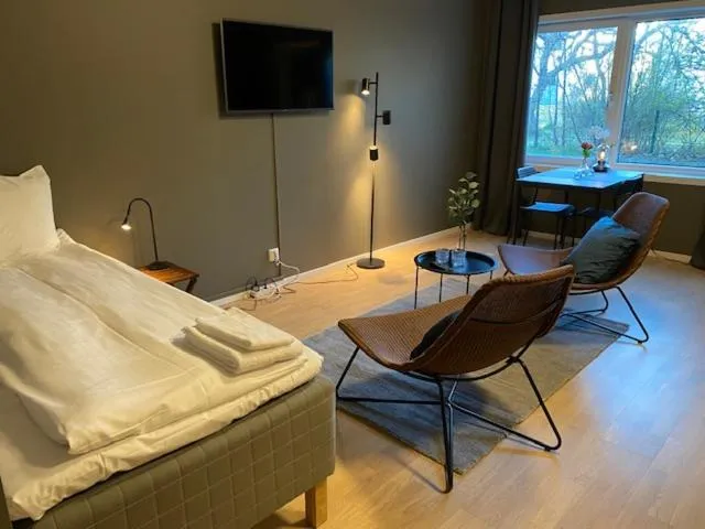 Bed in Magnolia House Norrviken