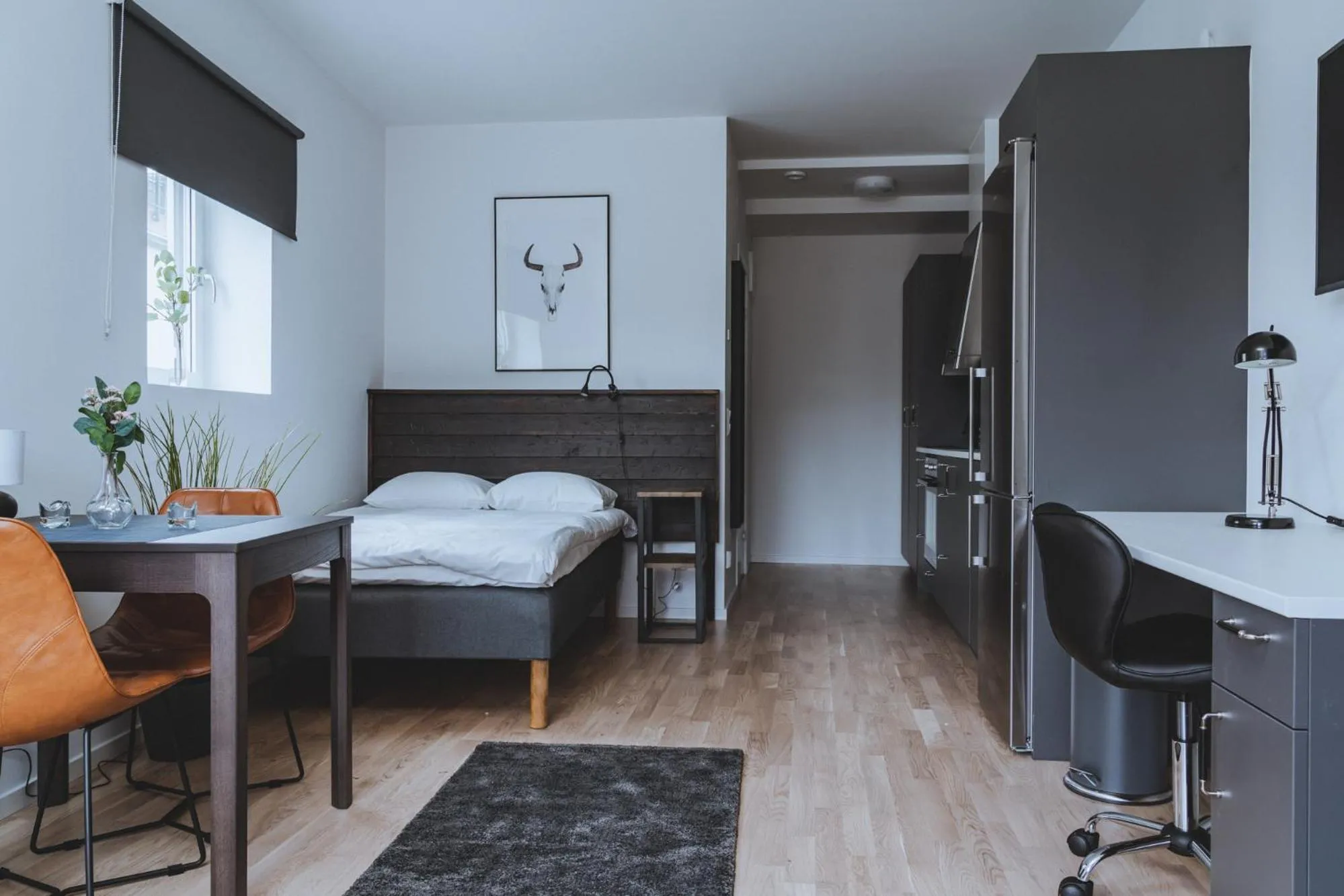 Bed in Magnolia House Norrviken