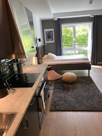 Bed in Magnolia House Norrviken