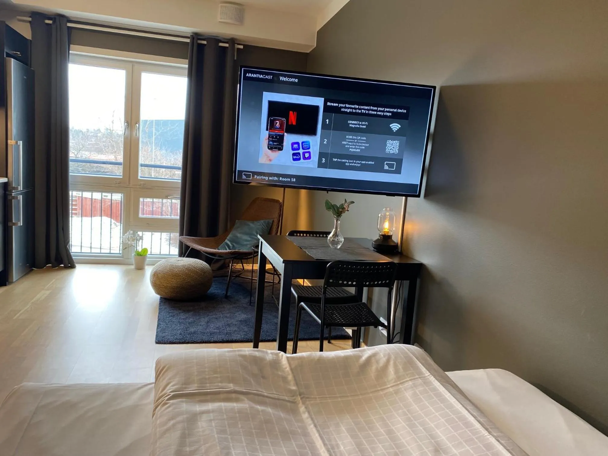 Bed in Magnolia House Norrviken