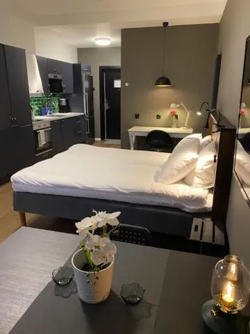 Bed in Magnolia House Norrviken