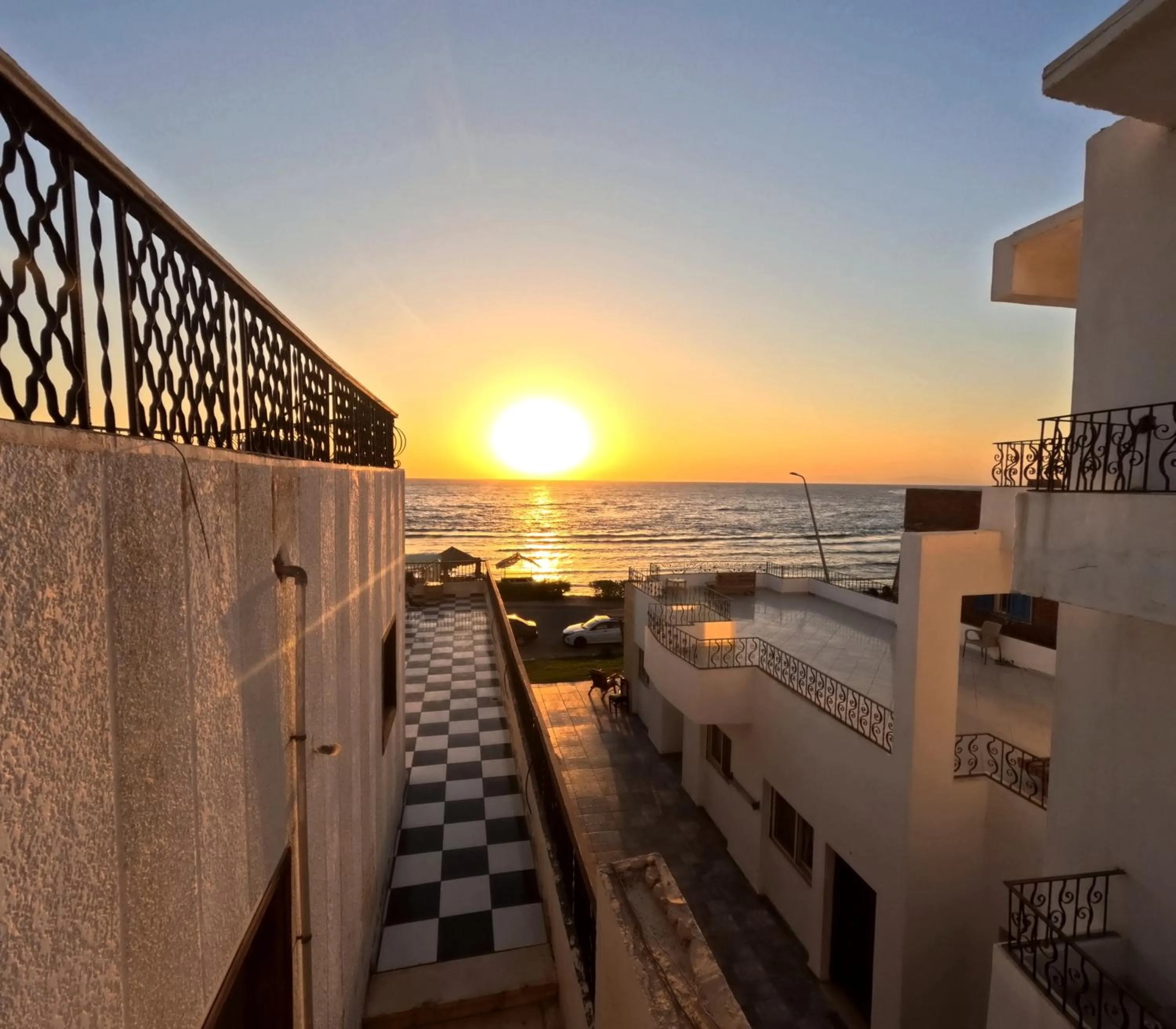 Natural landscape in Dahab Bay hotel