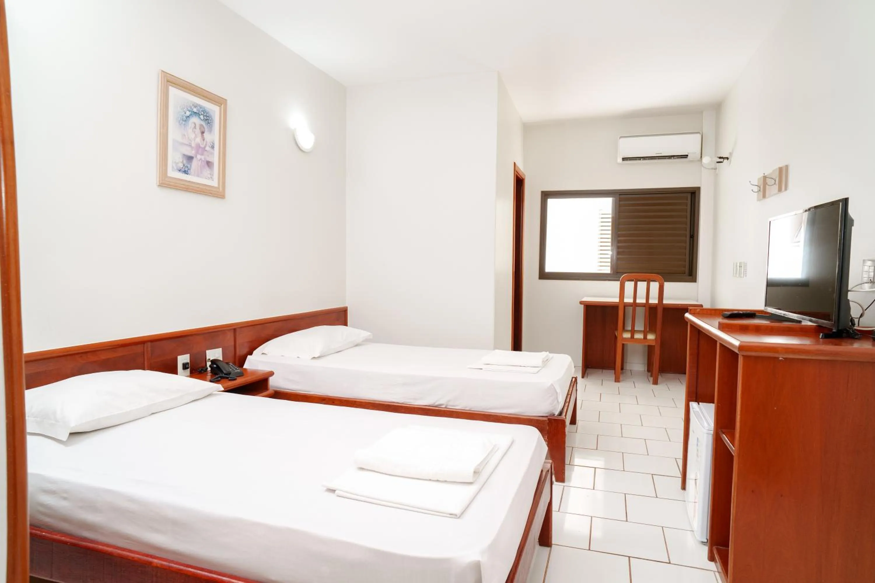 Bed in Sara Palace Hotel