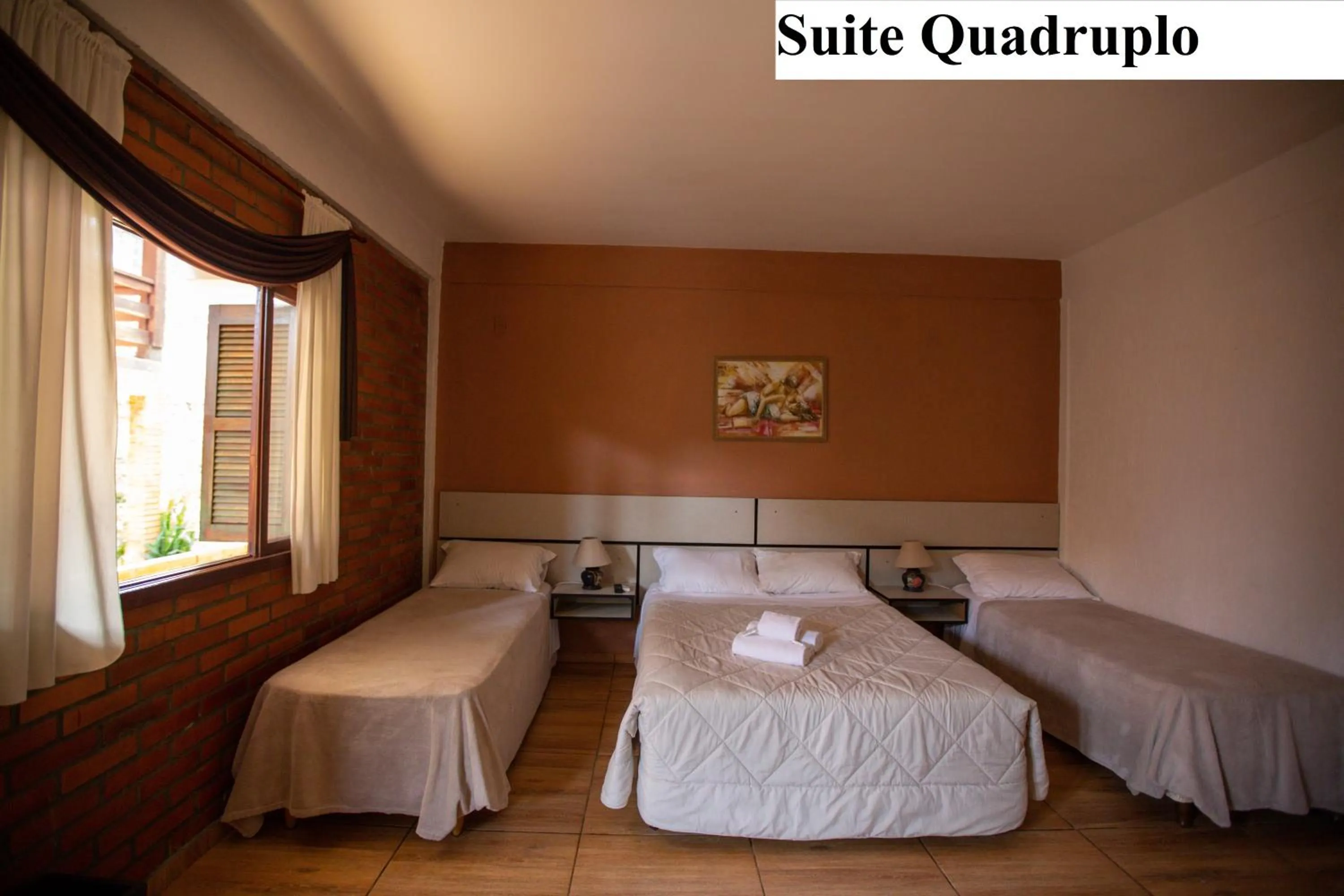 Bed in Pousada São Chico Eco Village