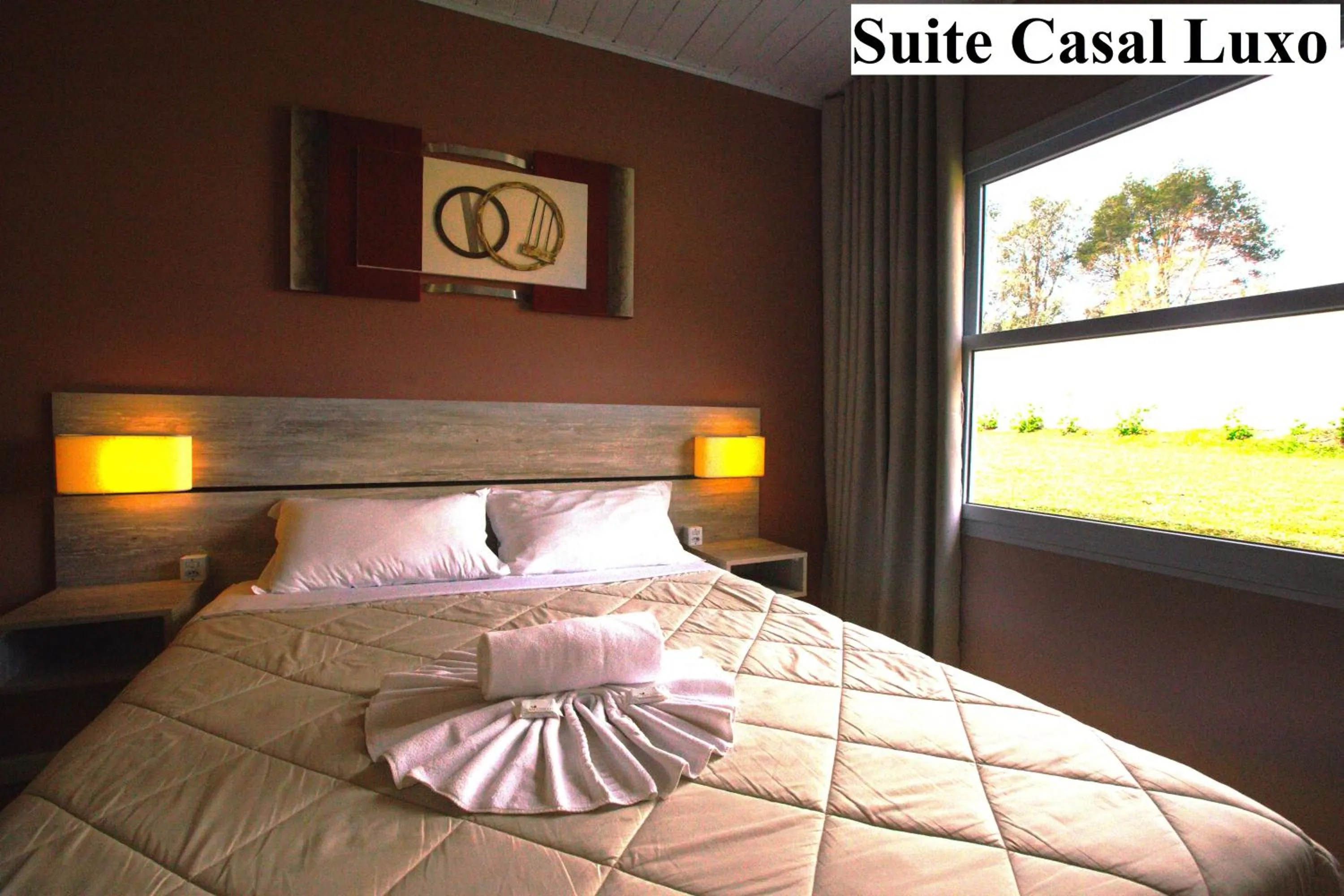 Bed in Pousada São Chico Eco Village