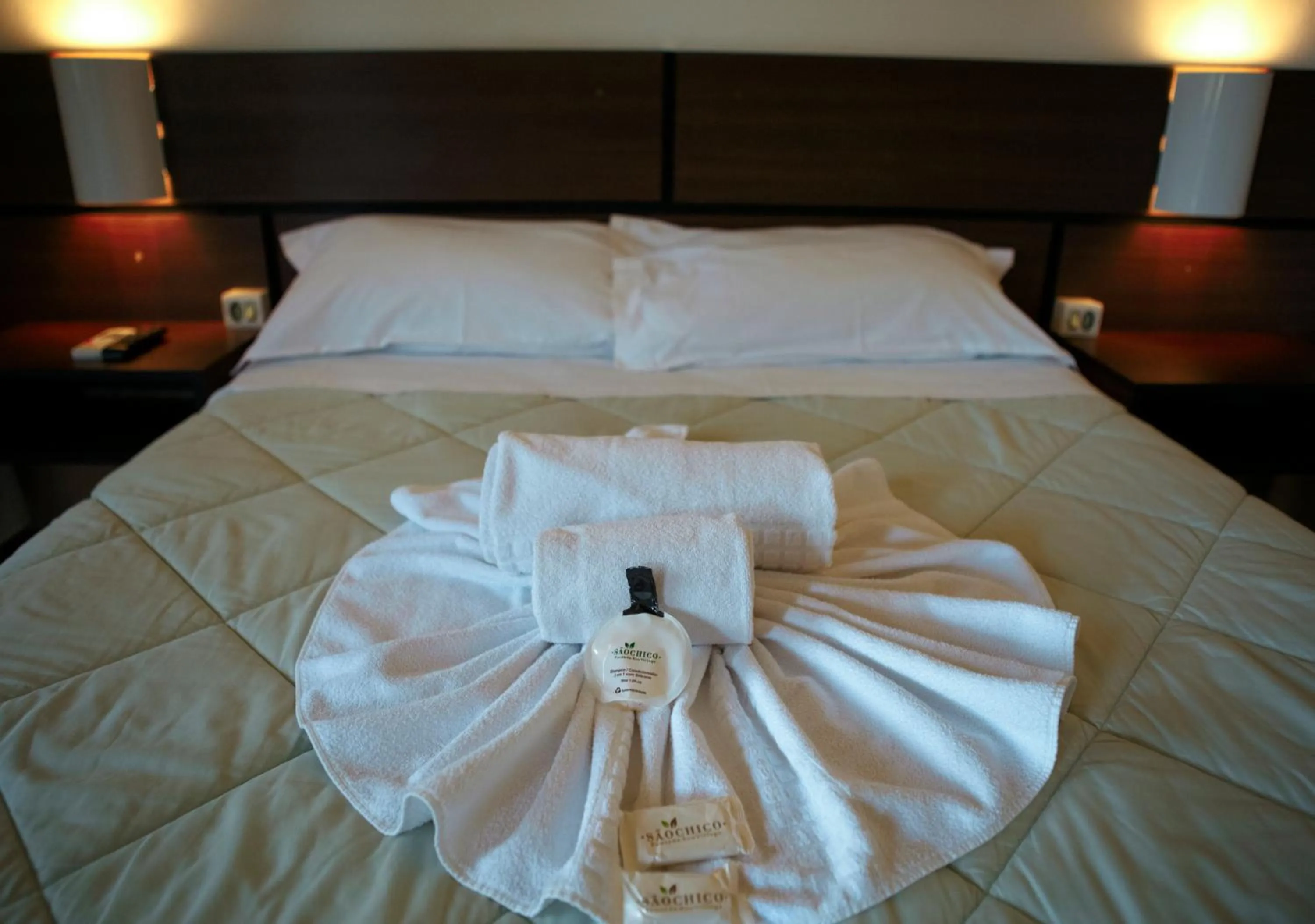 Bed in Pousada São Chico Eco Village