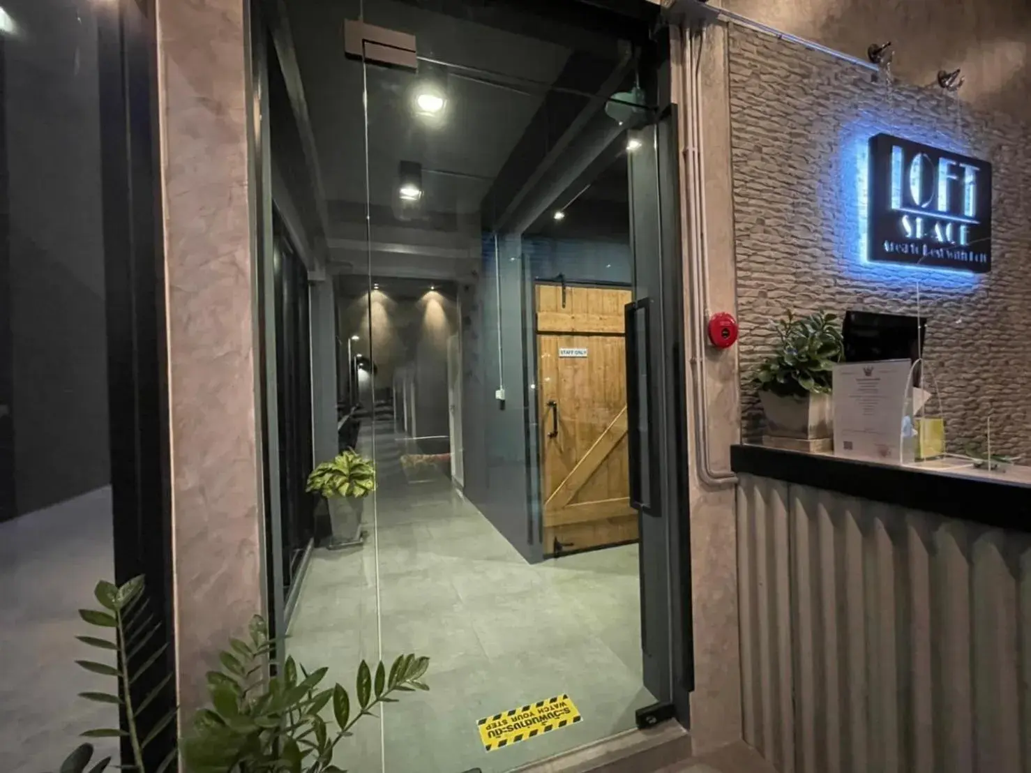 Facade/entrance in Loft Space Hotel Facade/entrance in Loft Space Hotel