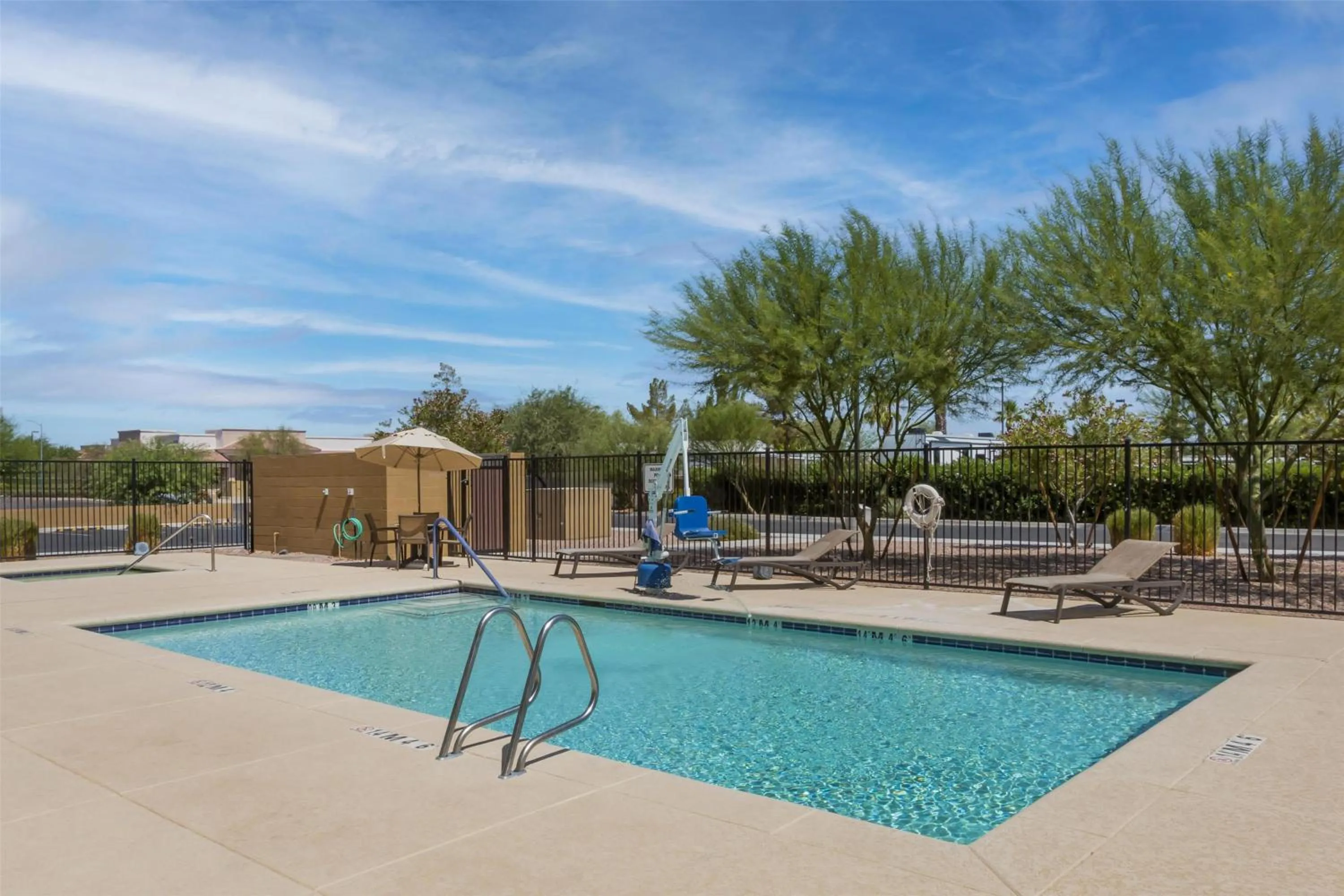 Pool view in Best Western Plus Casa Grande Inn & Suites