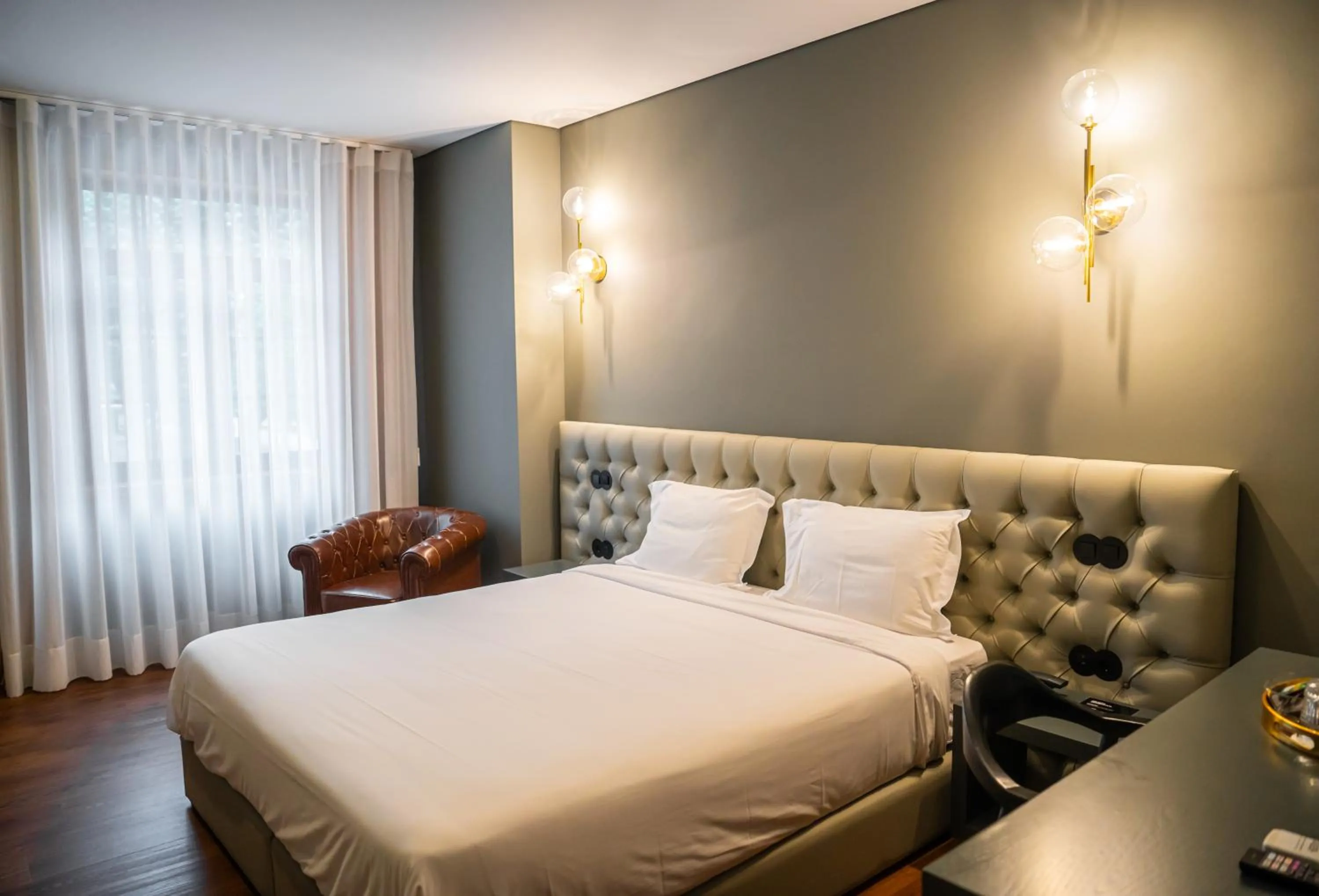 Bed in Santo Thyrso Hotel