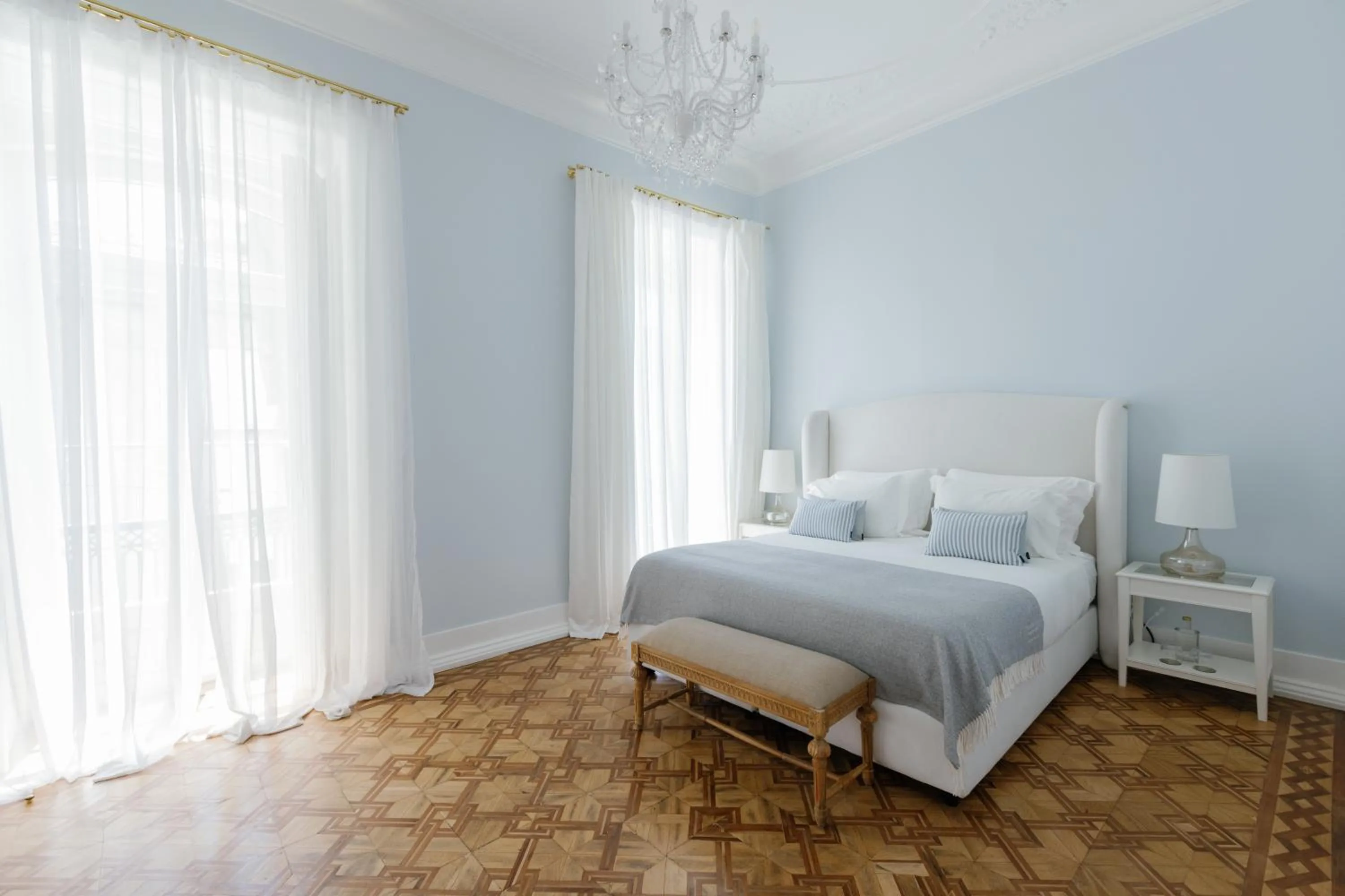 Bed in Palácio do Visconde - The Coffee Experience