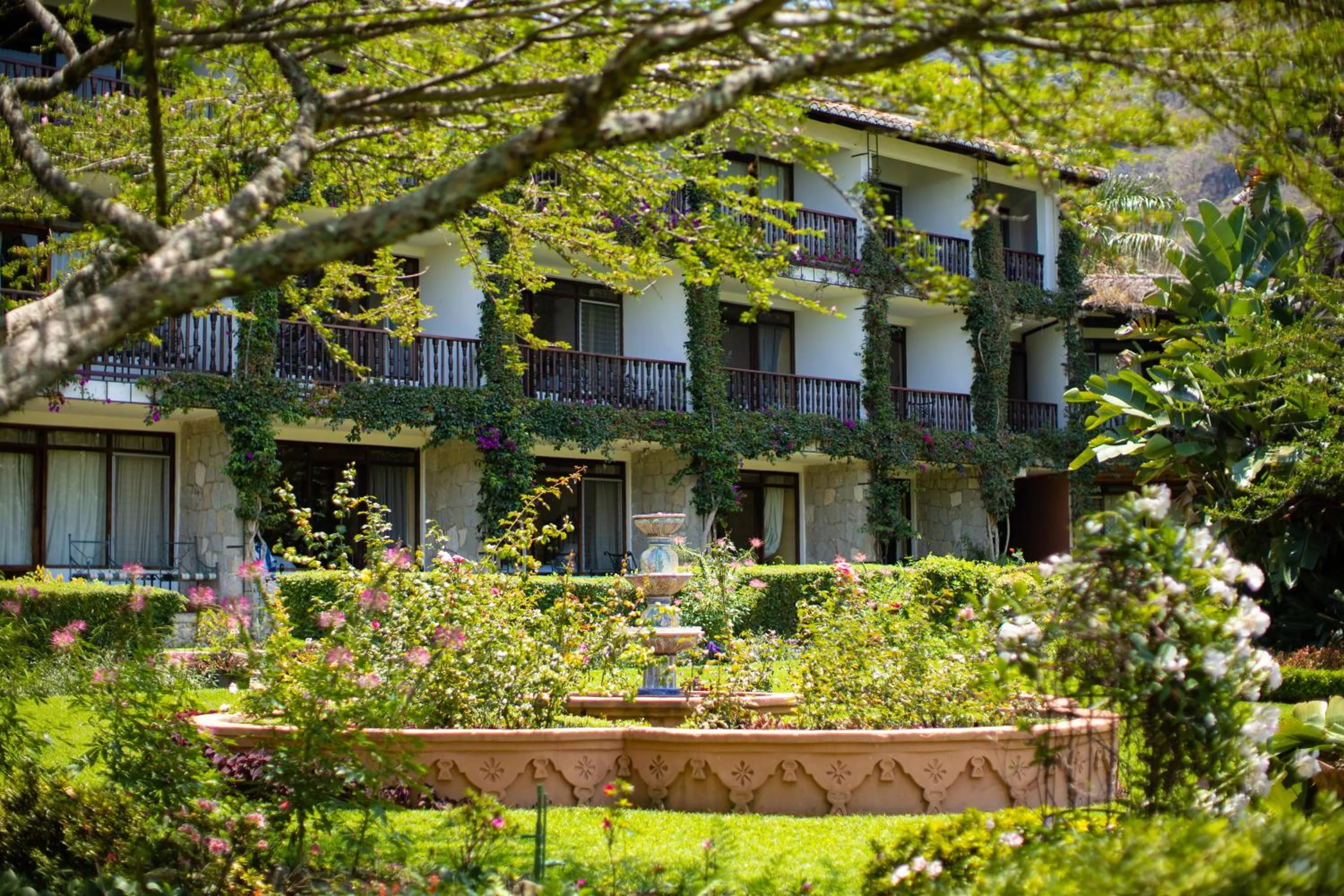 Garden in Hotel Atitlan