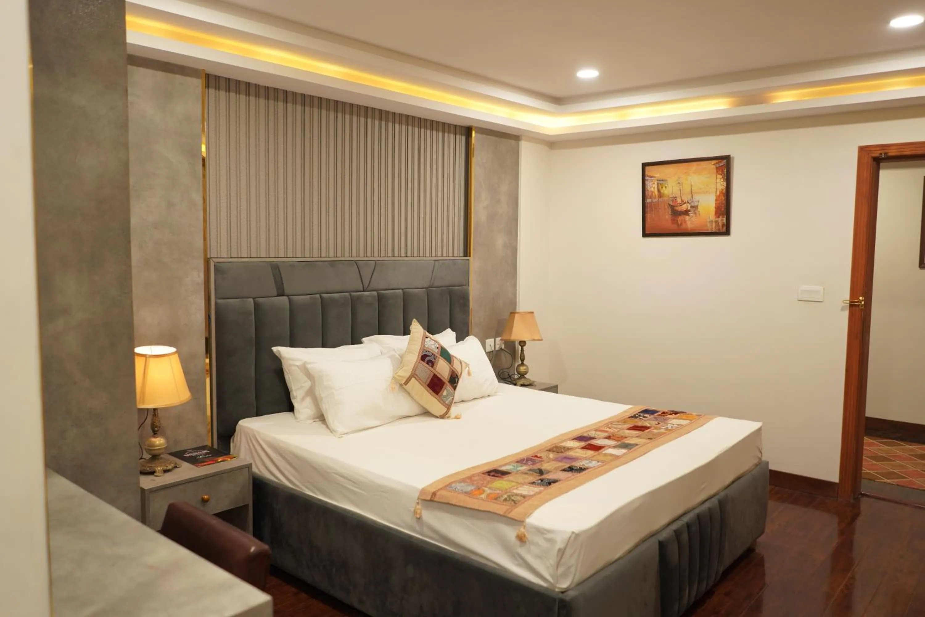 Bed in Hotel de Papae