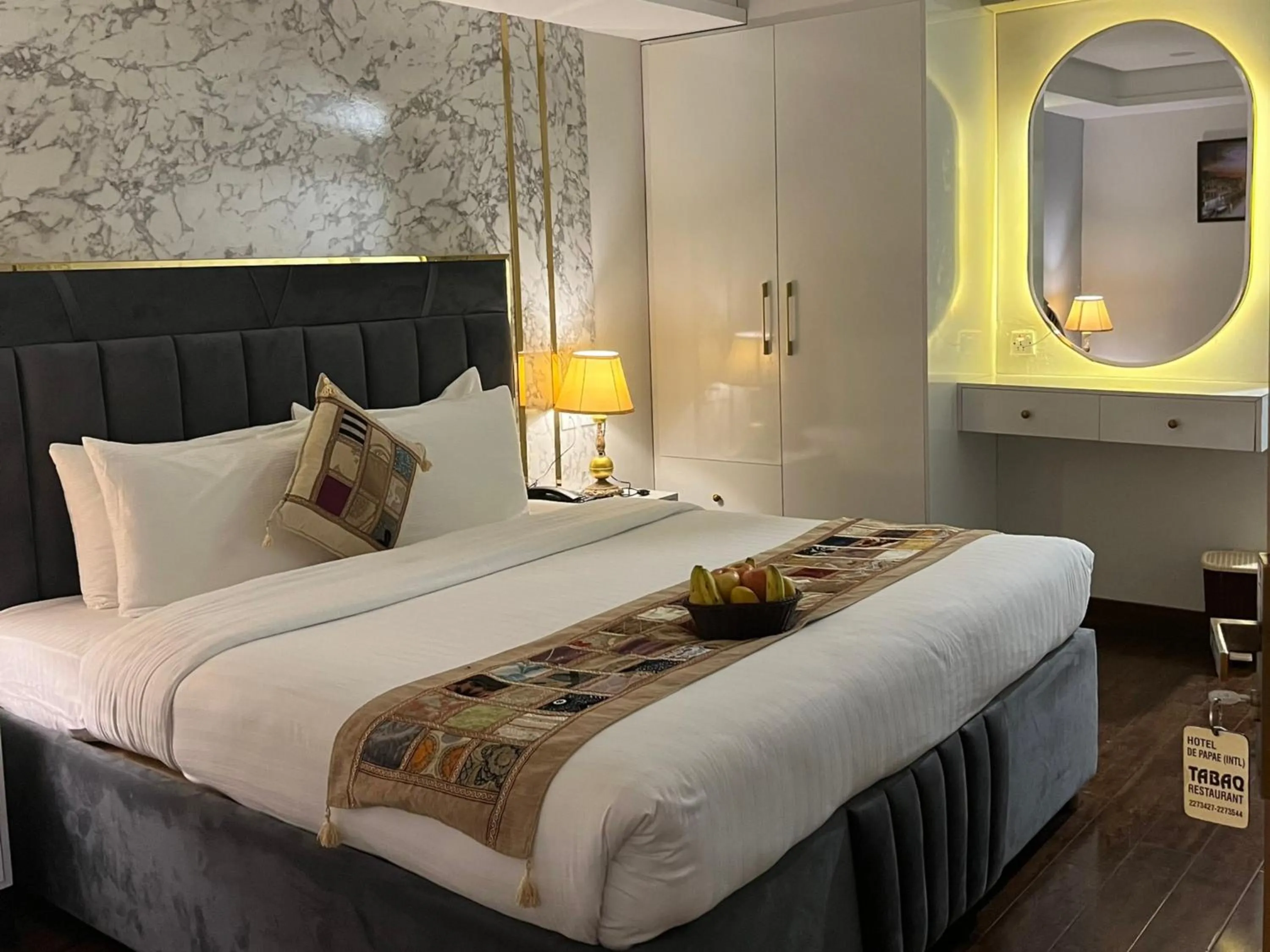 Bed in Hotel de Papae