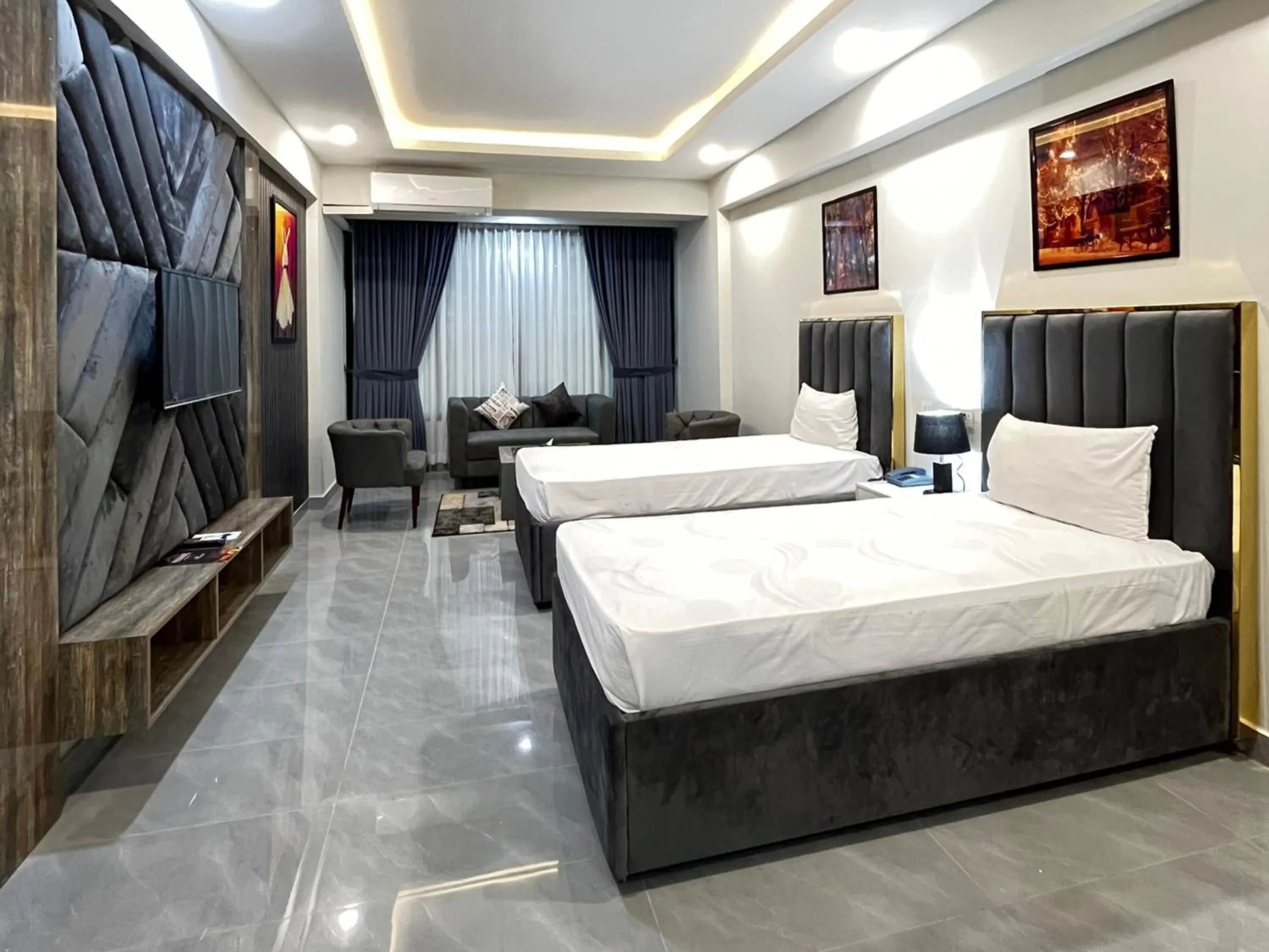 Bed in Hotel de Papae