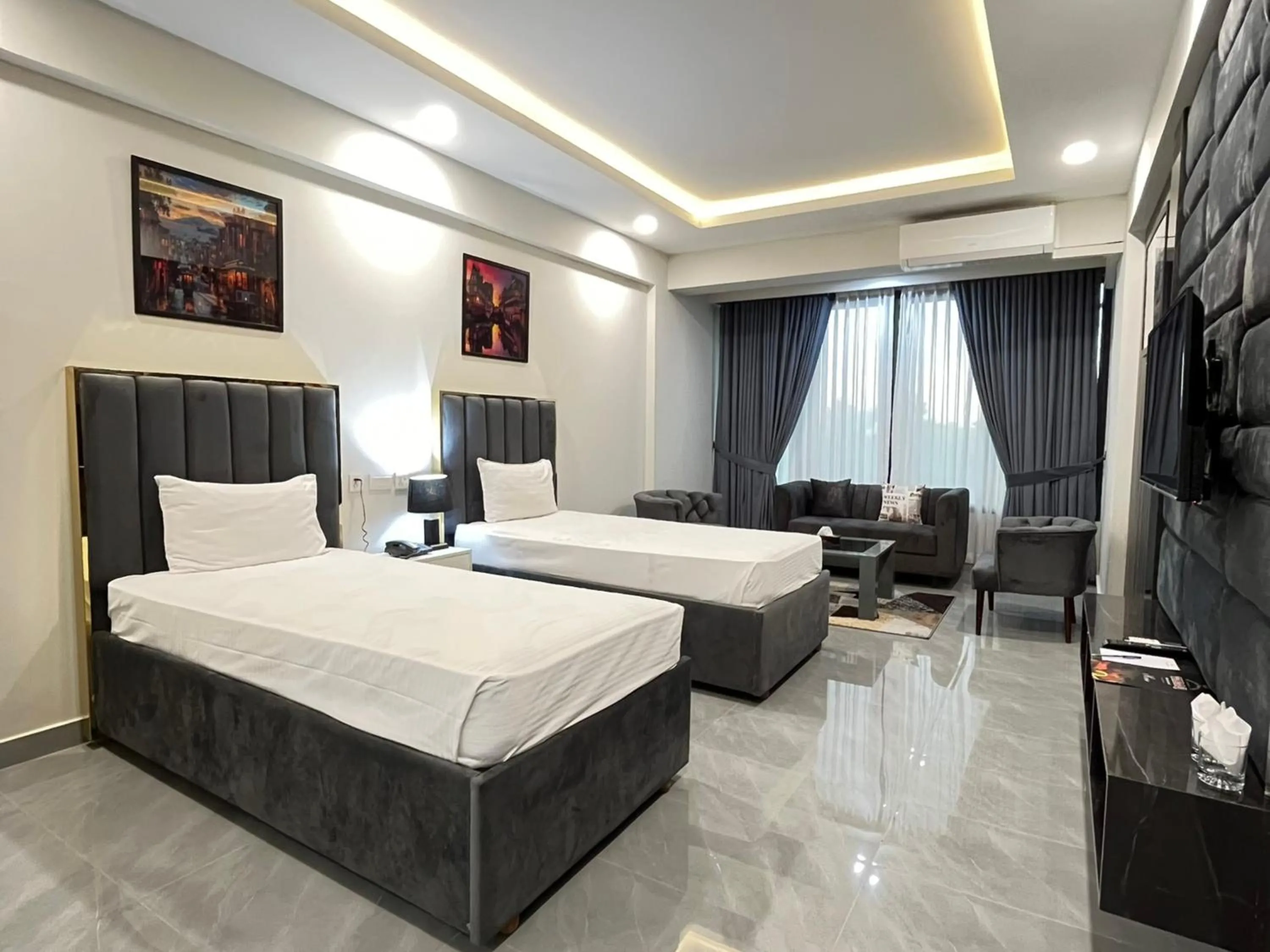 Bed in Hotel de Papae