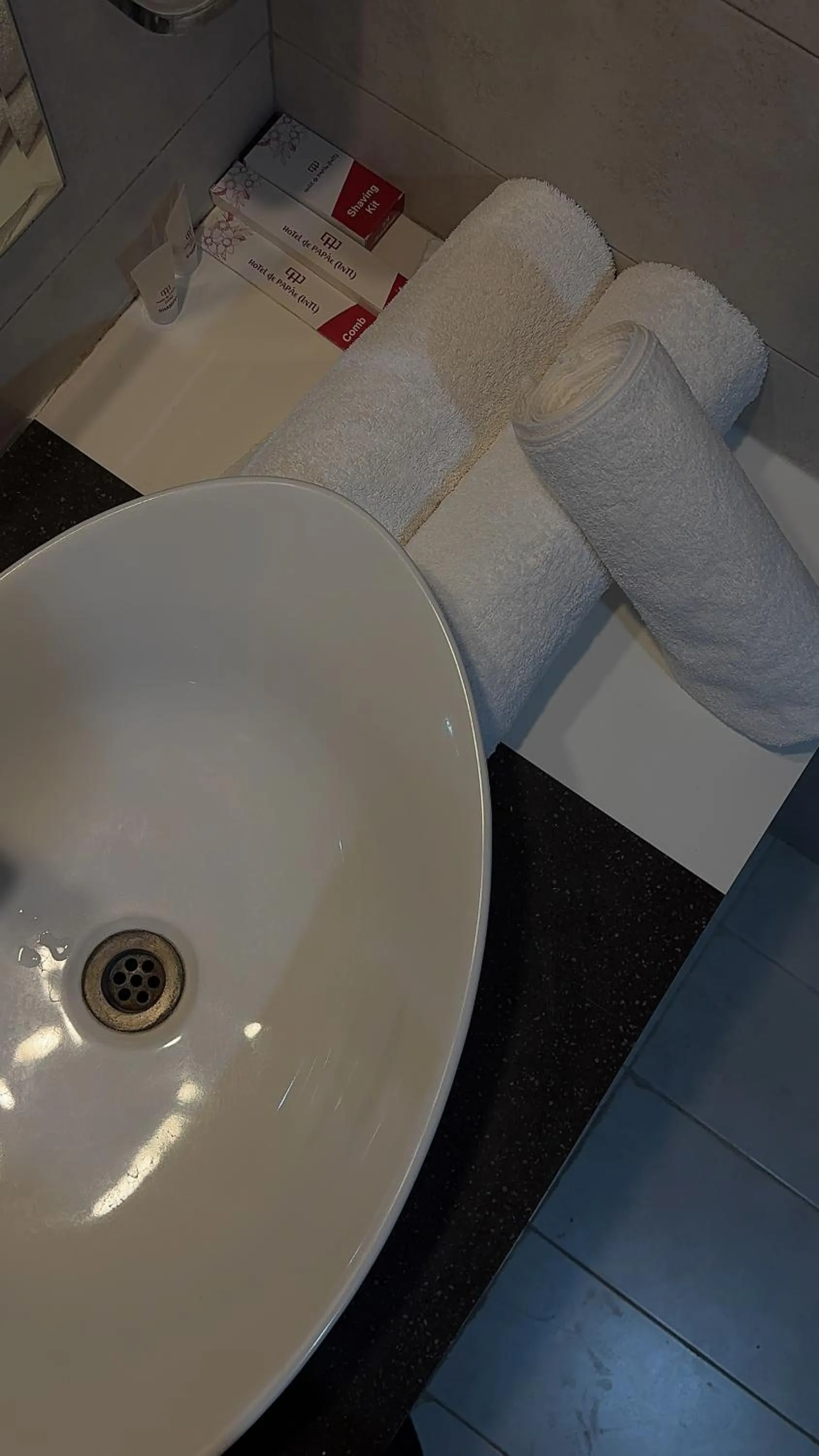towels in Hotel de Papae