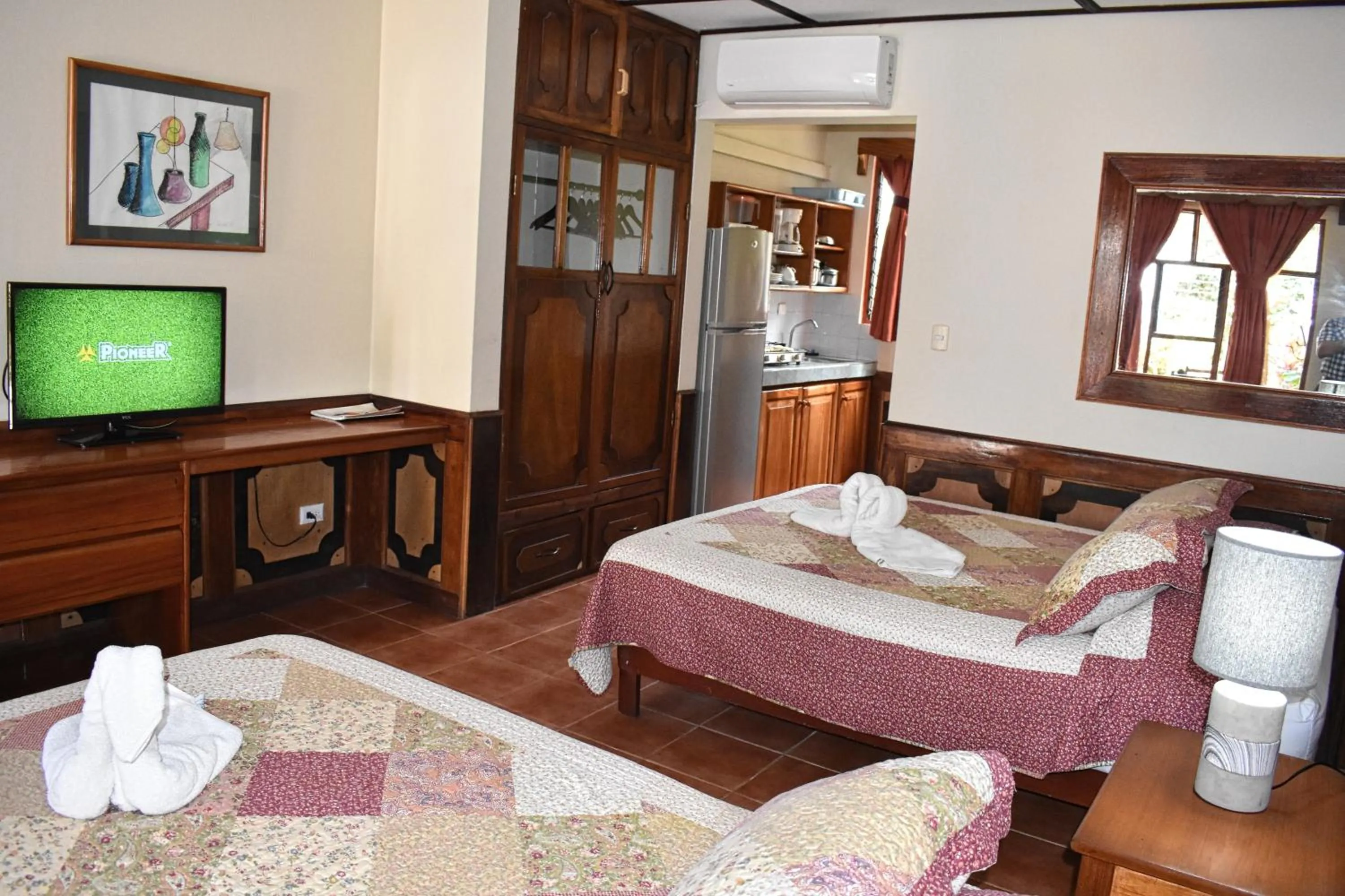 minibar, Bed in Hotel Mar de Luz