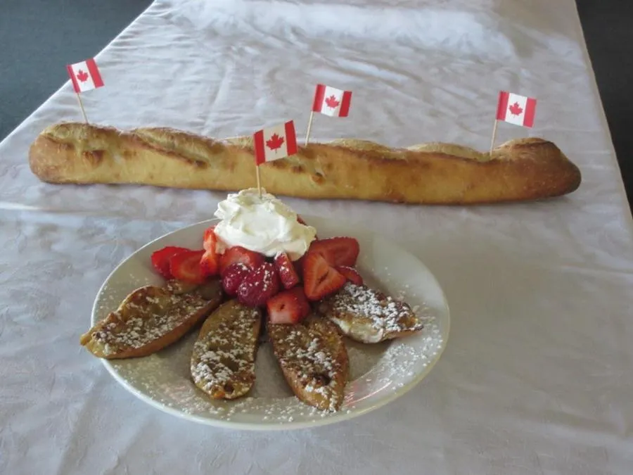 Food close-up in Red Top Motor Inn