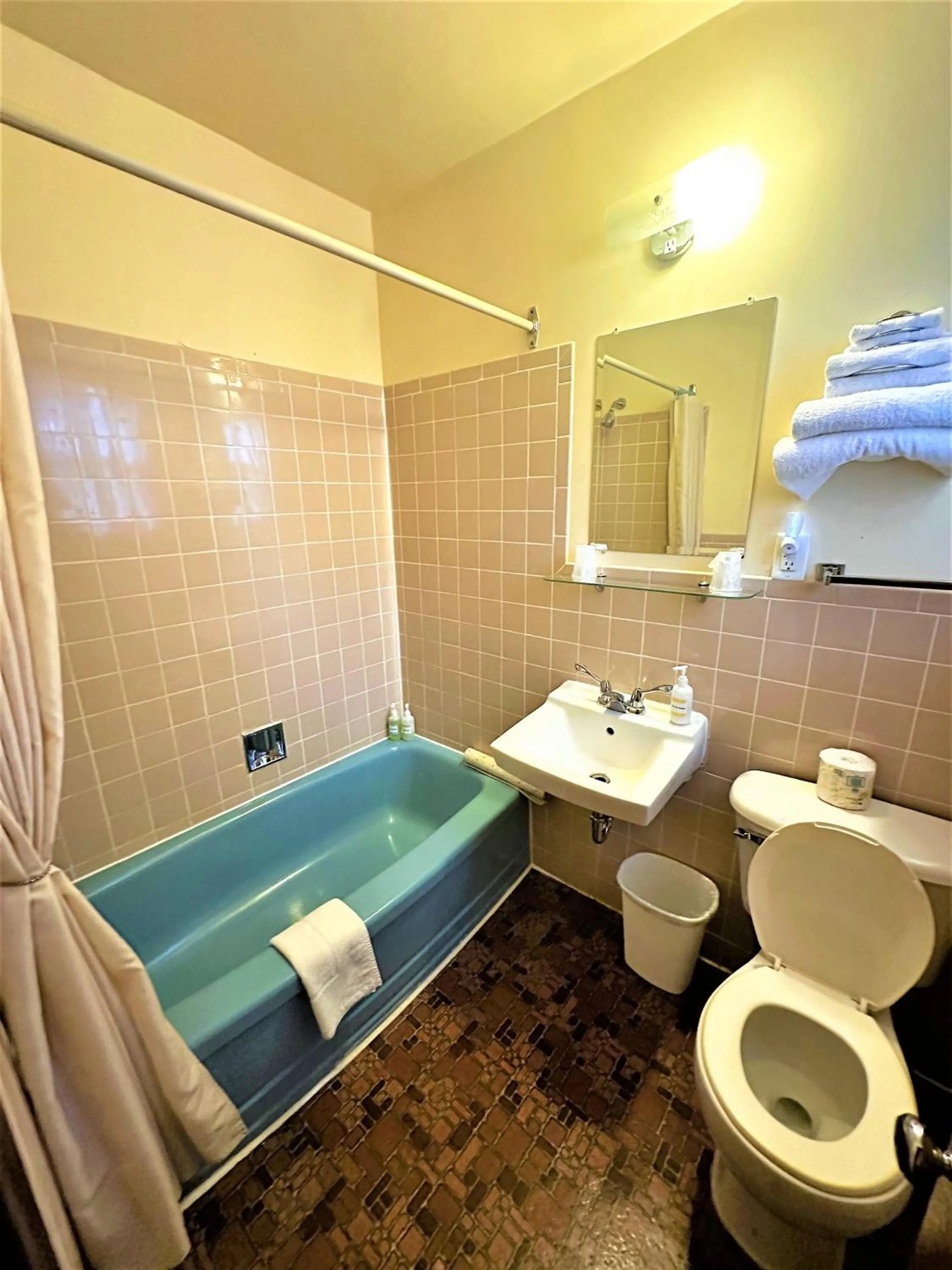 Bathroom in Red Top Motor Inn