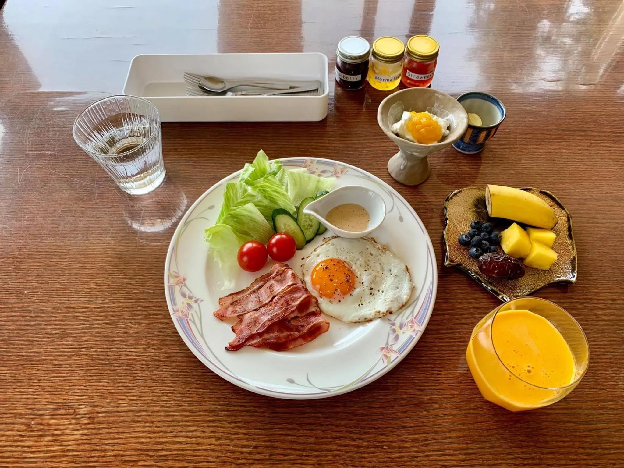 Asian breakfast in Niseko Ski Lodge - Higashiyama