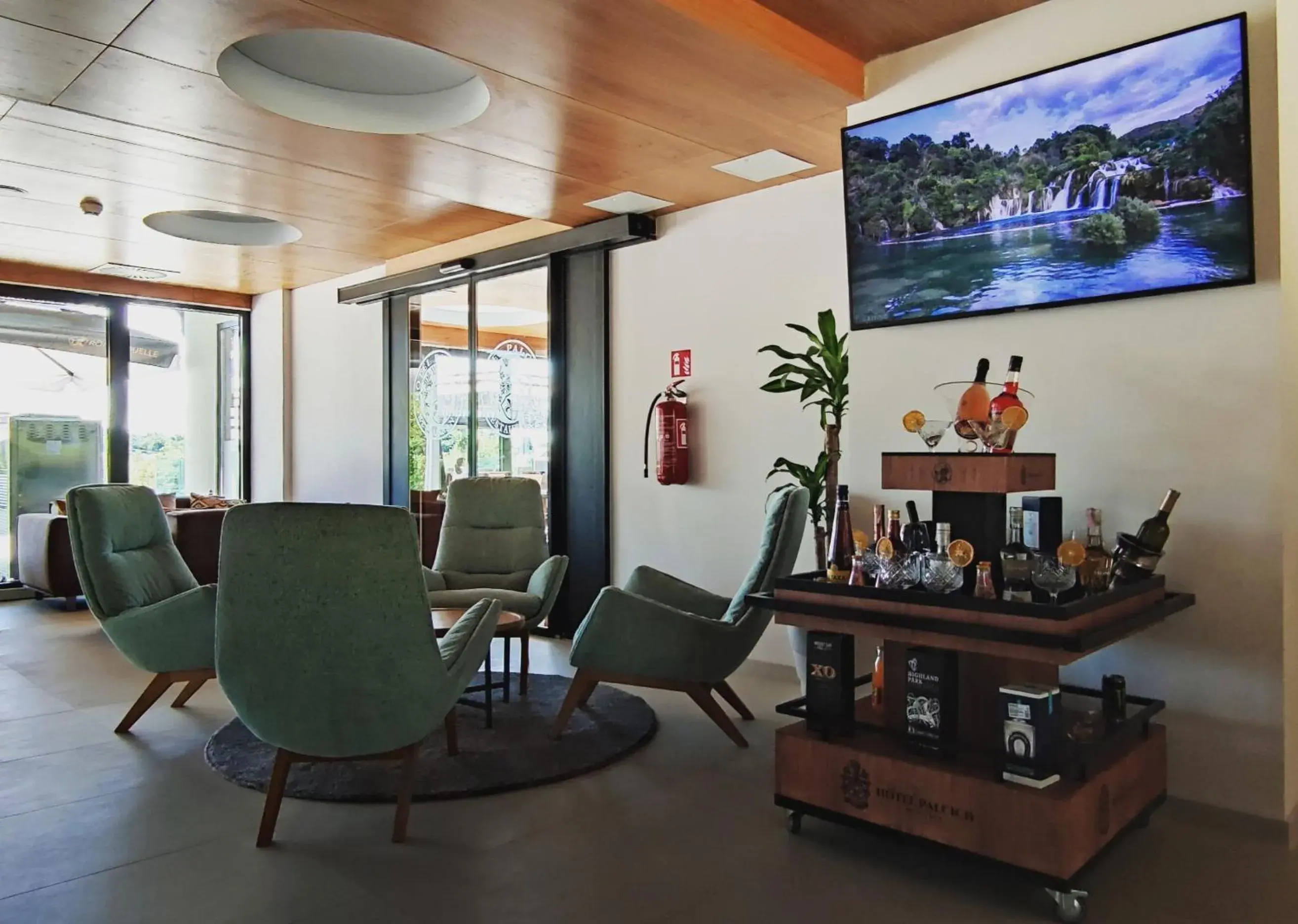 Lobby or reception in Hotel Palcich Plitvice Lobby or reception in Hotel Palcich Plitvice