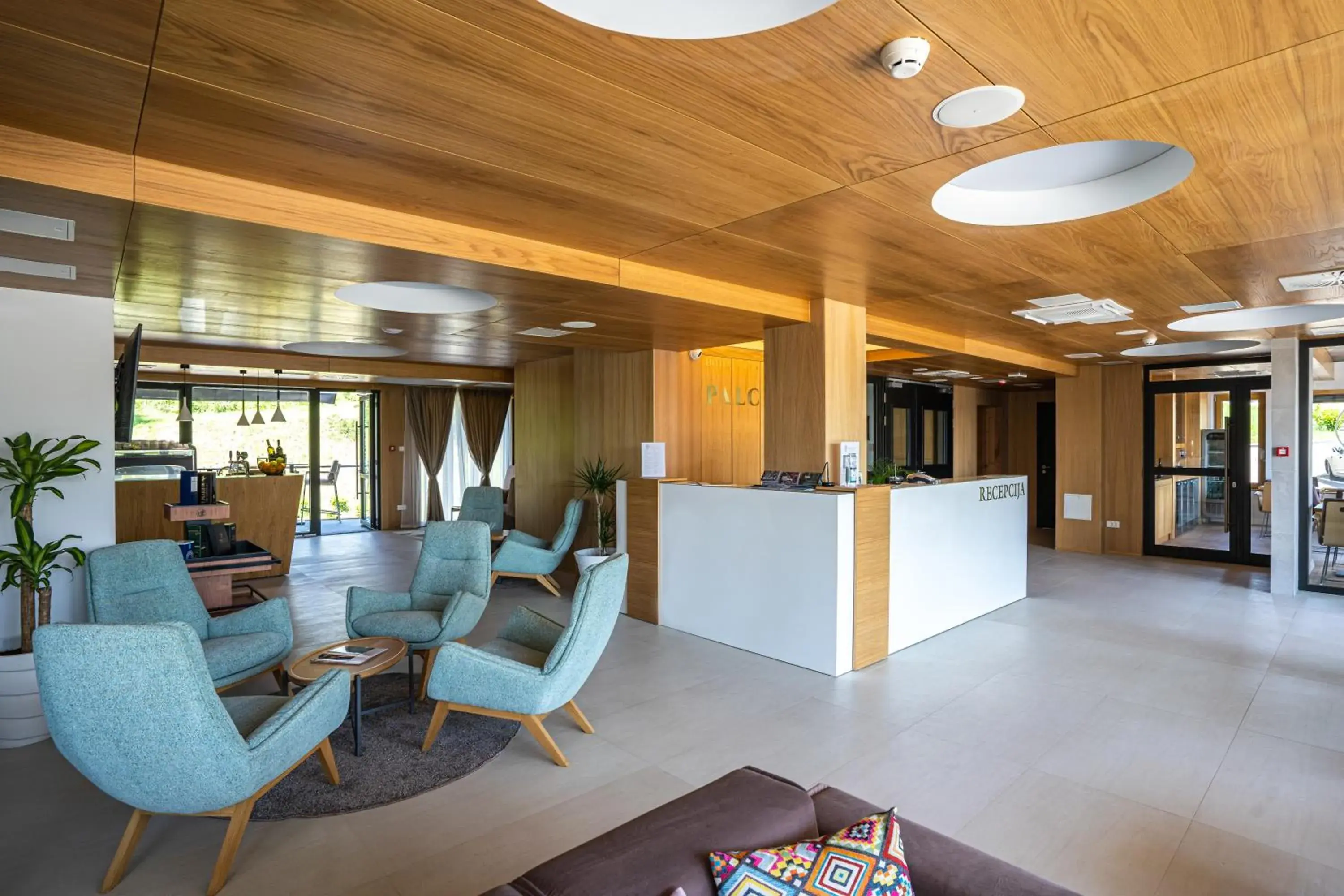 Lobby or reception in Hotel Palcich Plitvice Lobby or reception in Hotel Palcich Plitvice