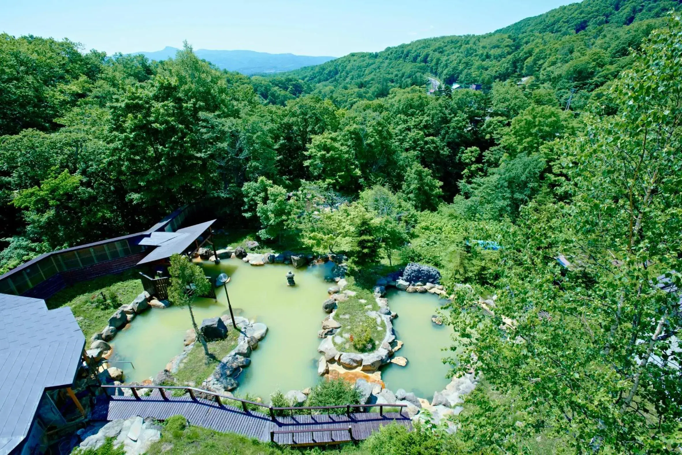 Bird's eye view in Niseko Grand Hotel Bird's eye view in Niseko Grand Hotel
