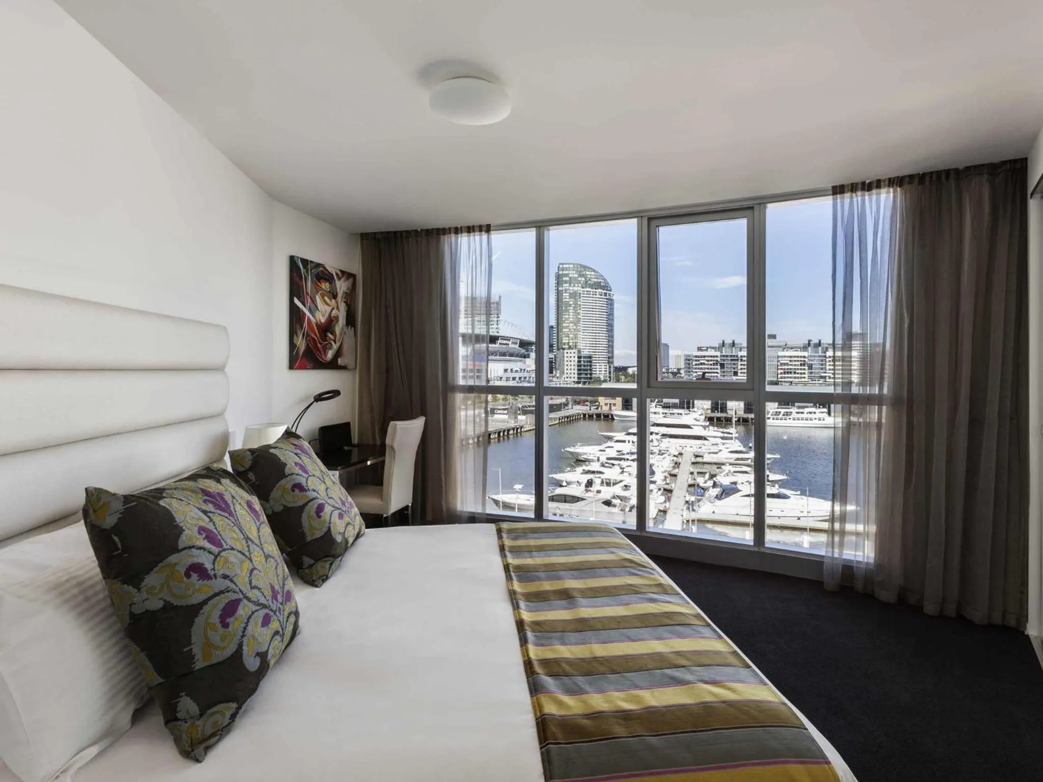 Bedroom, Bed in The Sebel Melbourne Docklands Hotel