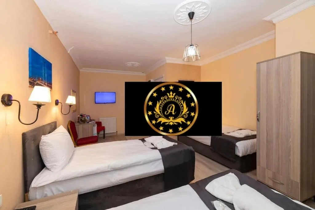 Bed in Avrupa Palace Hotel