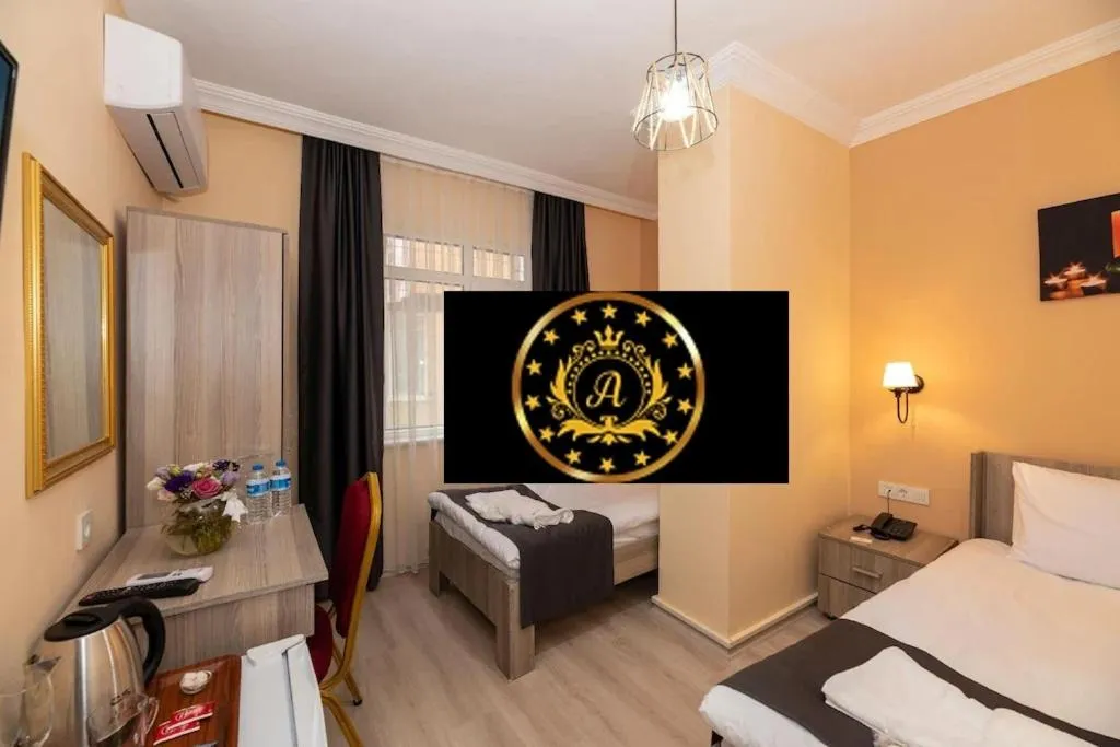 Bed in Avrupa Palace Hotel