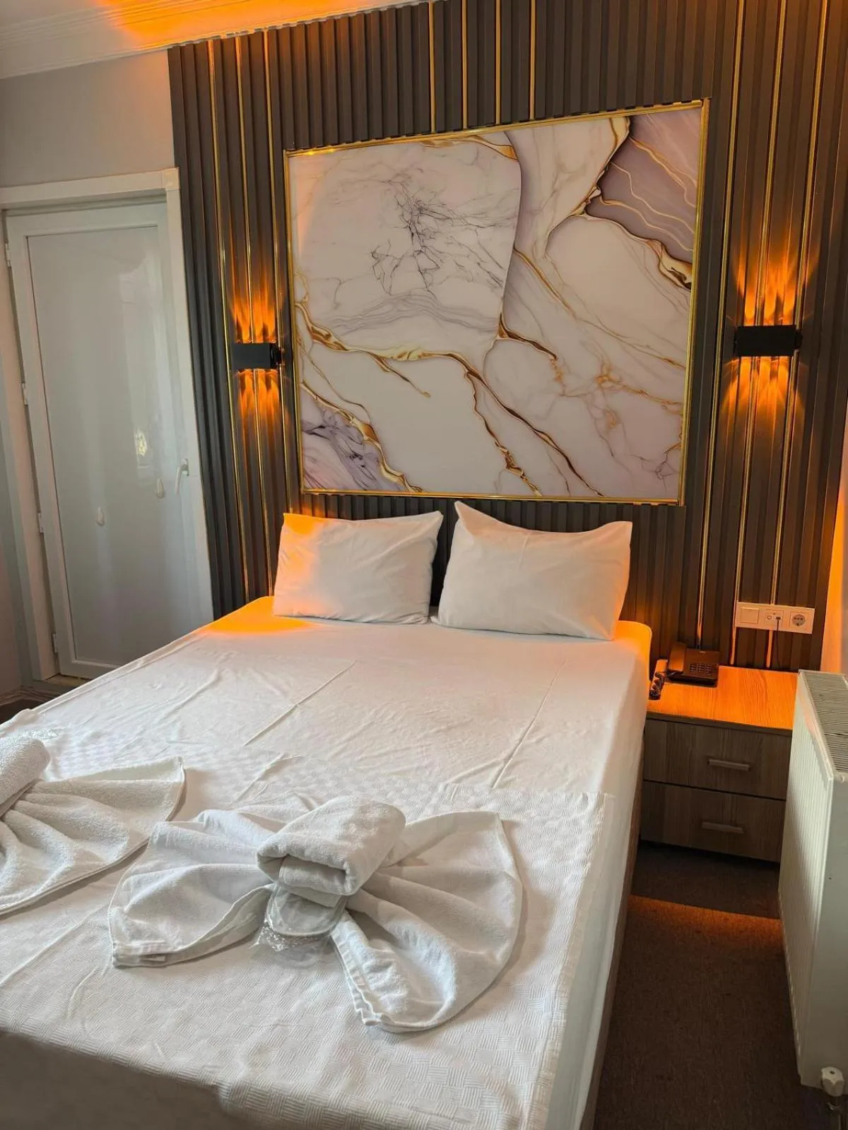 Bed in Avrupa Palace Hotel