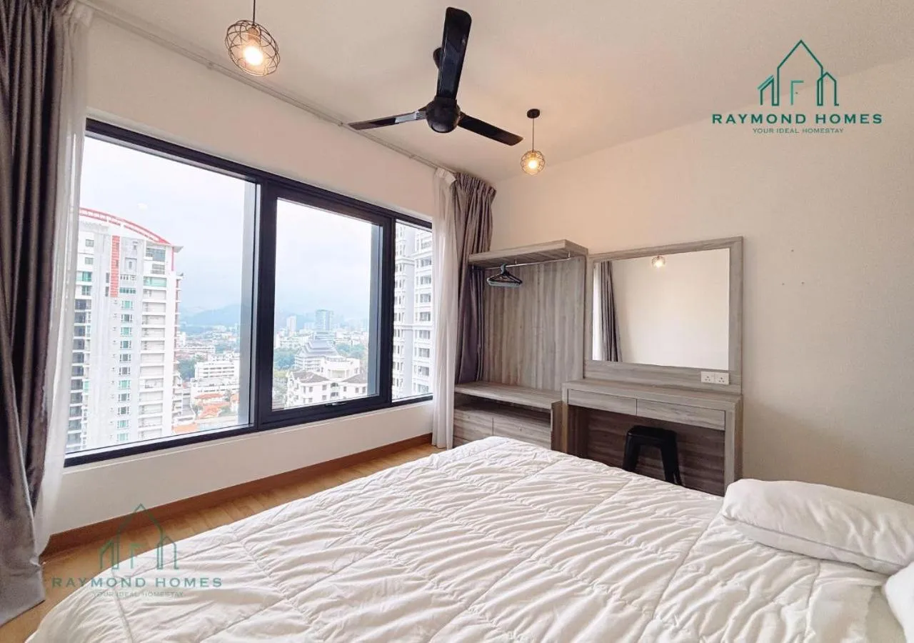 Bed in Georgetown Tropicana 218 Apartment