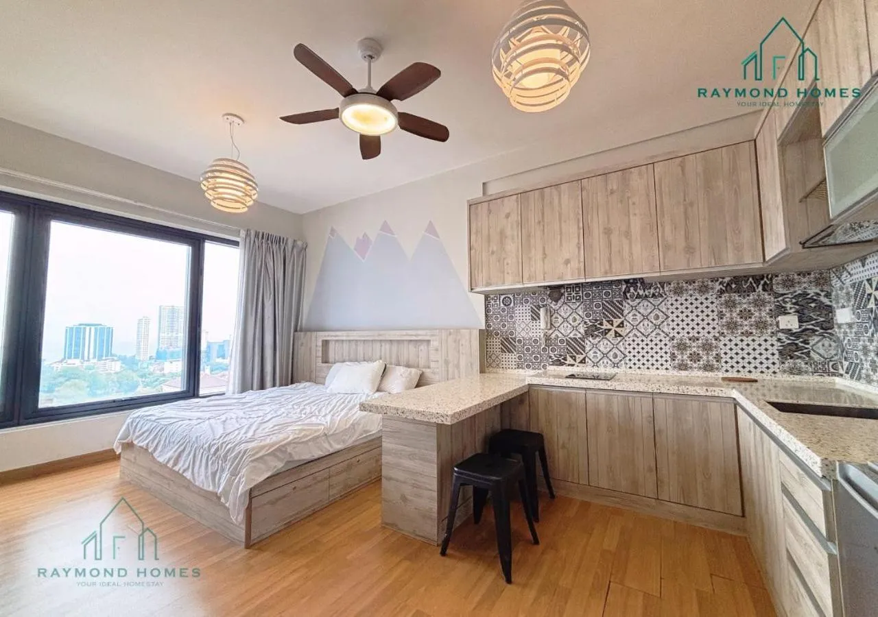 Bed in Georgetown Tropicana 218 Apartment