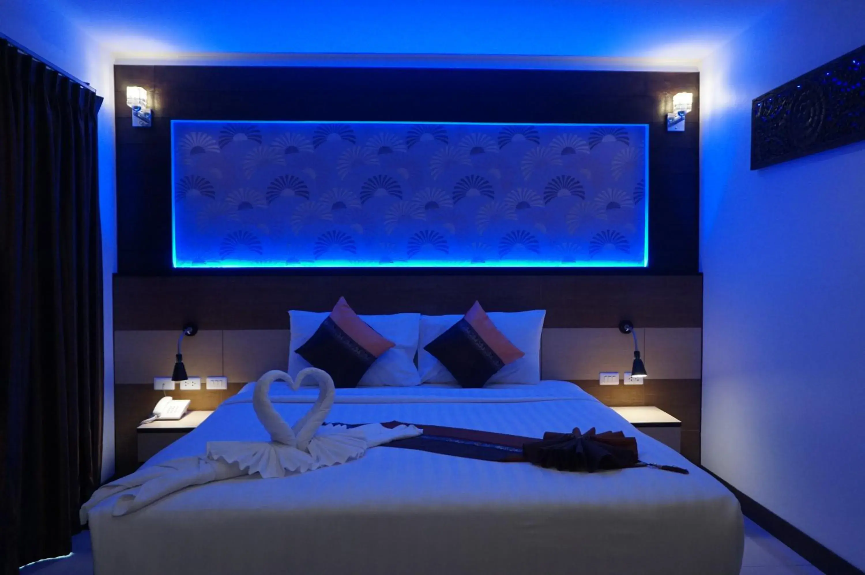 Photo of the whole room, Bed in Patong Mansion - SHA Certified Photo of the whole room, Bed in Patong Mansion - SHA Certified