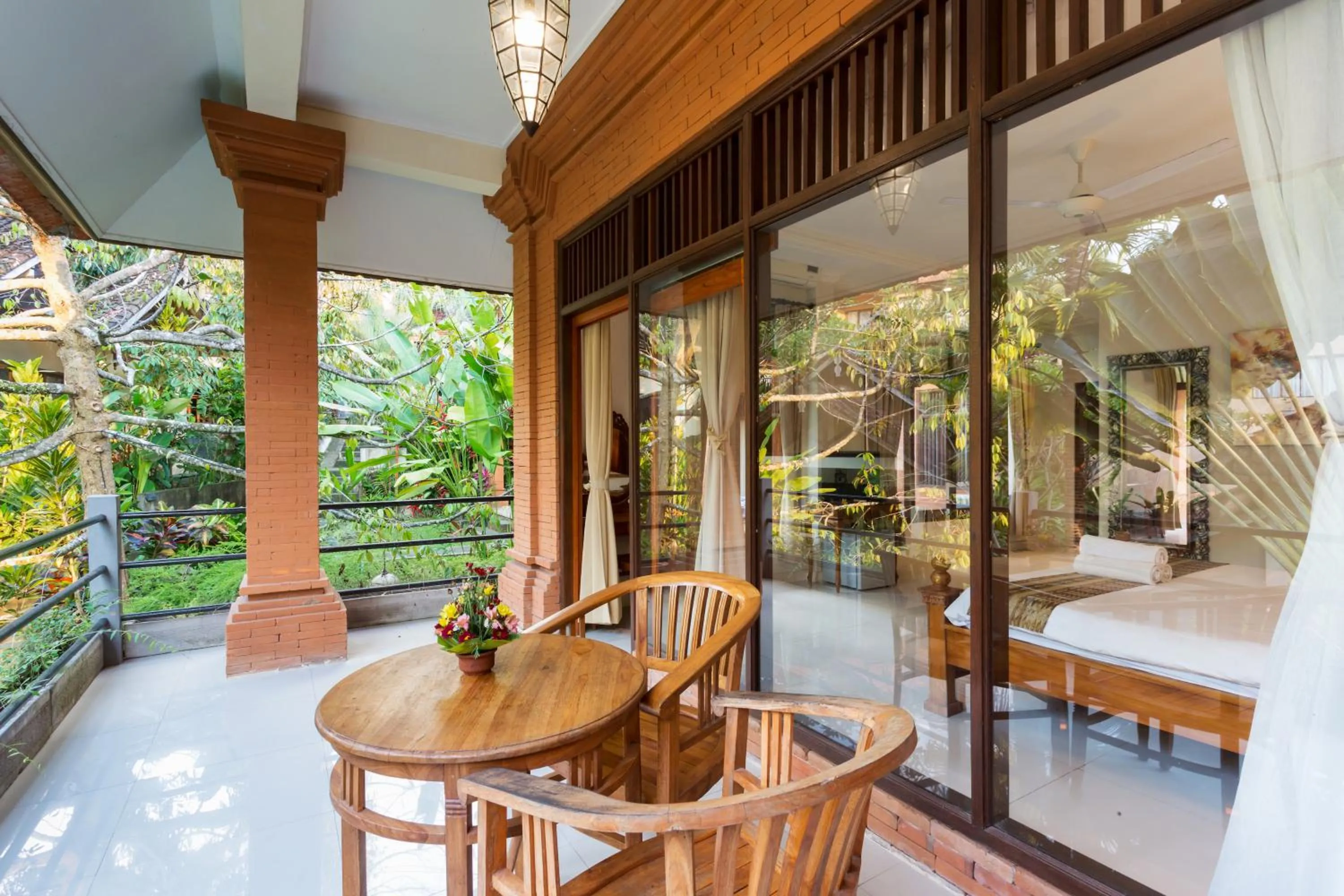 Balcony/Terrace in Rahayu Suites Monkey Forest Ubud