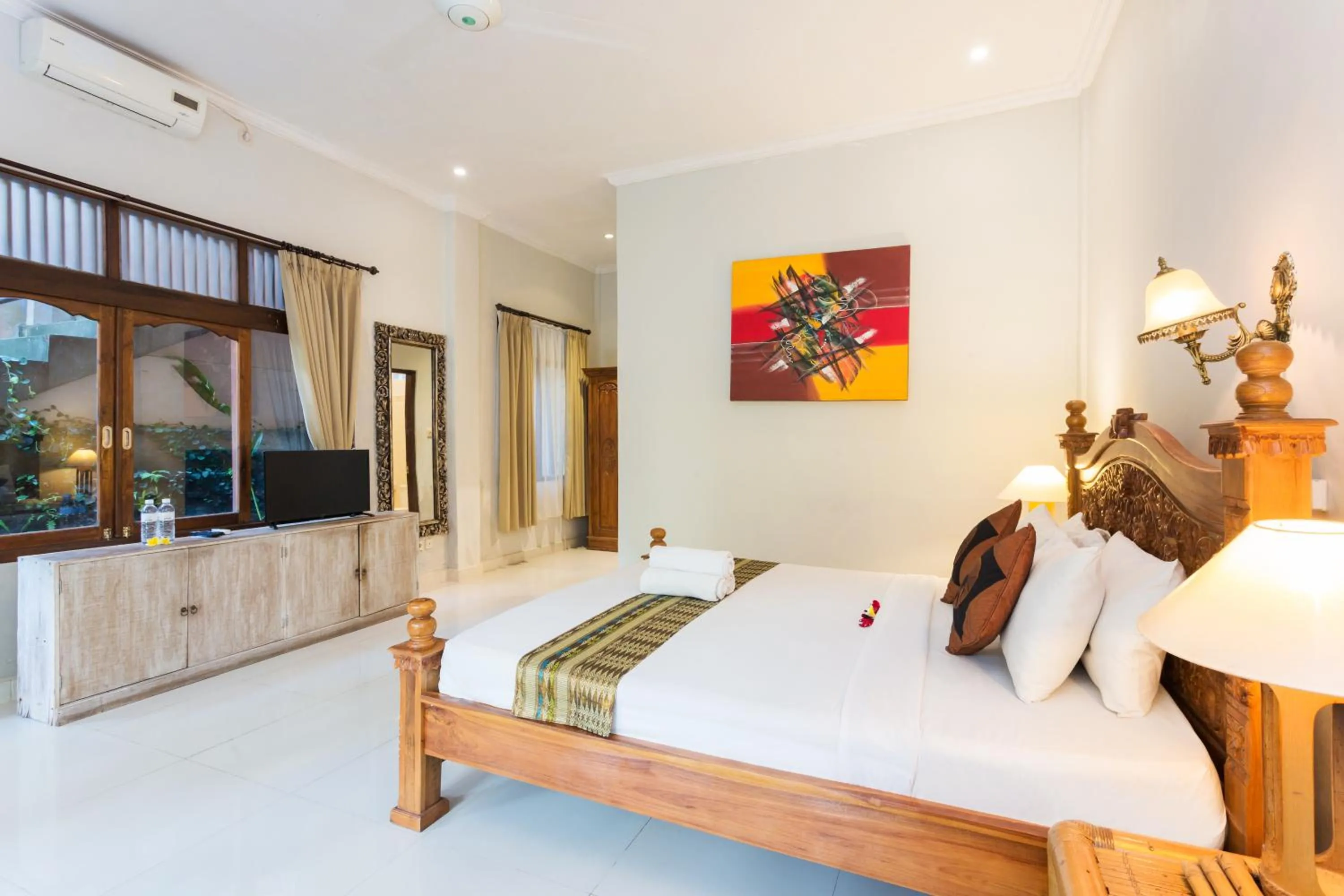 Bedroom, Bed in Rahayu Suites Monkey Forest Ubud