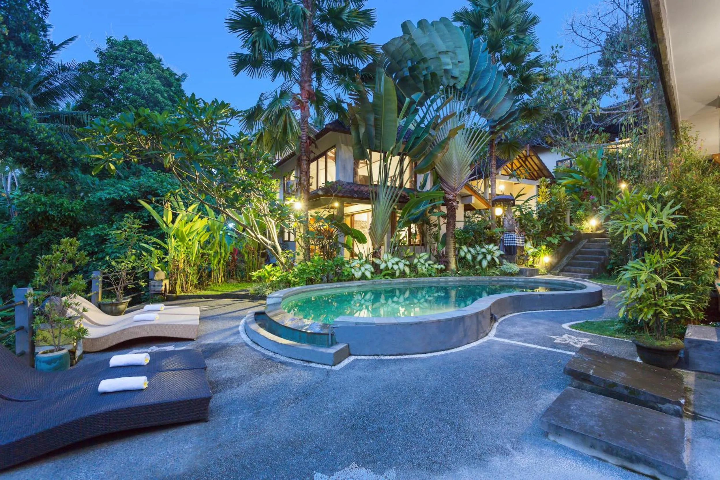 Swimming pool in Rahayu Suites Monkey Forest Ubud