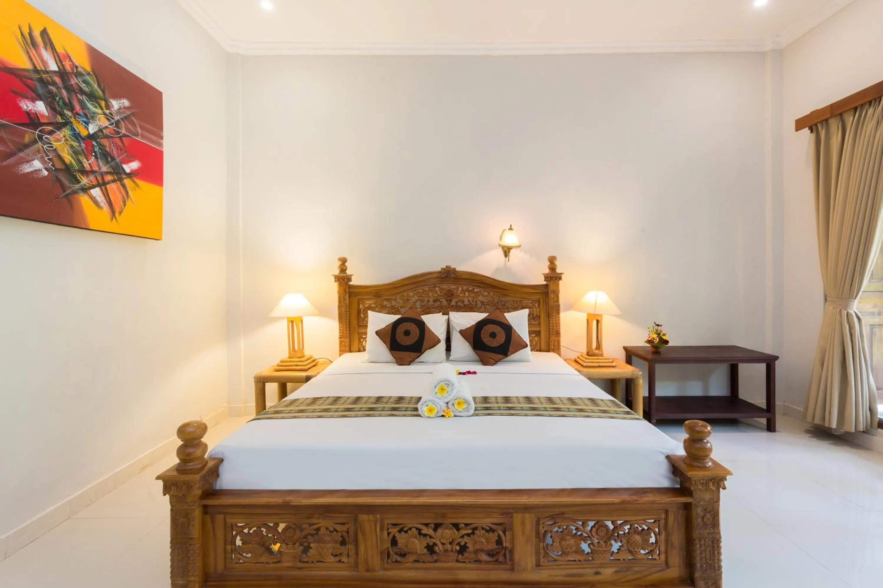 Bedroom, Bed in Rahayu Suites Monkey Forest Ubud