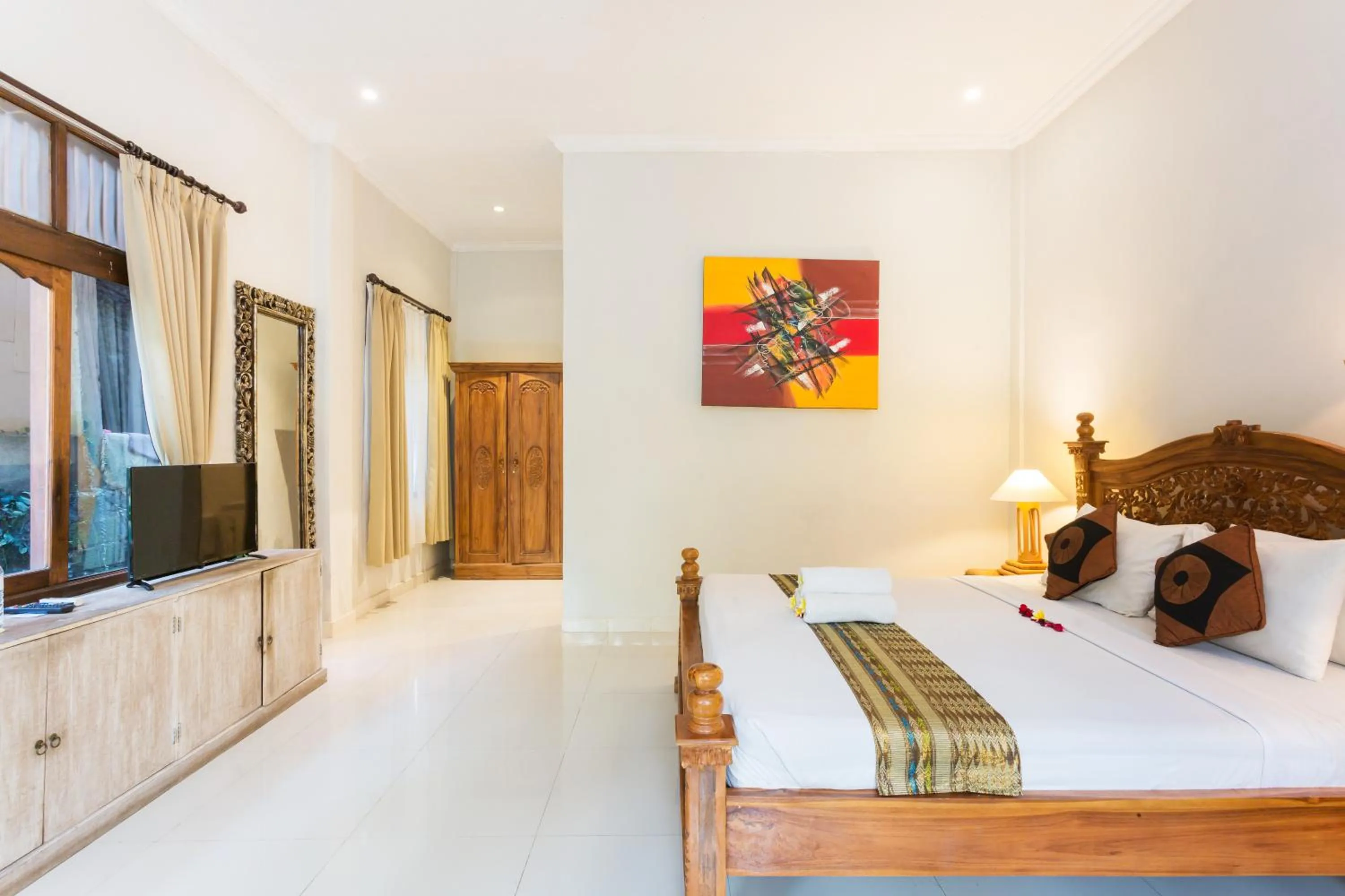 Bedroom, Bed in Rahayu Suites Monkey Forest Ubud