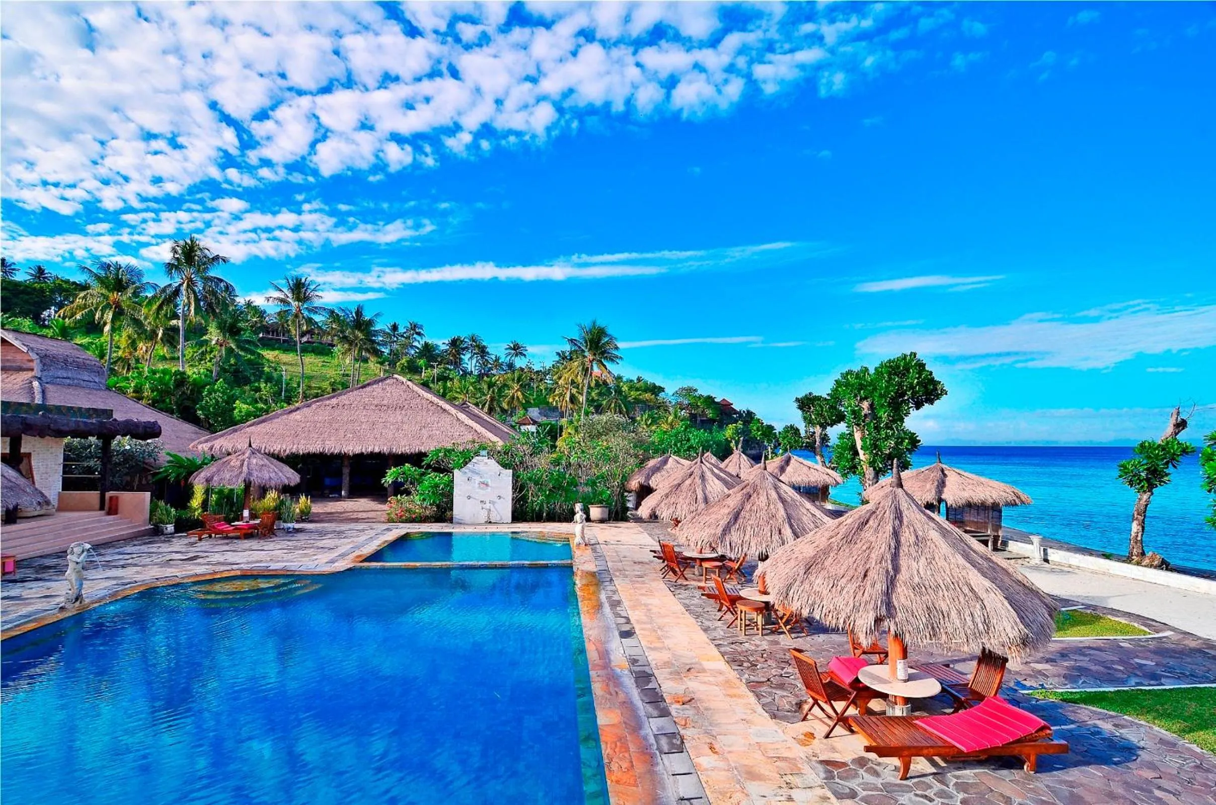 Bird's eye view in Pasific Beach Cottages